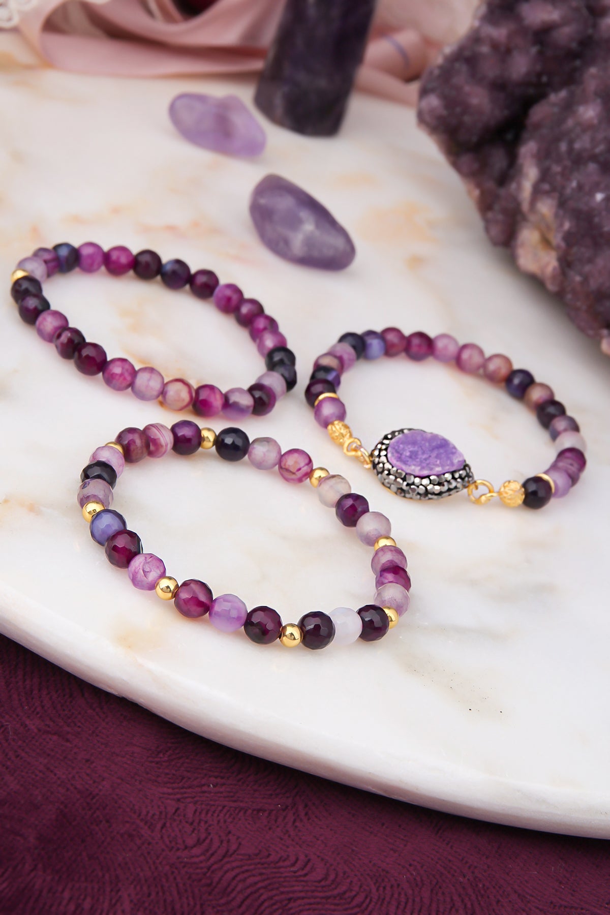 Agate Bracelets