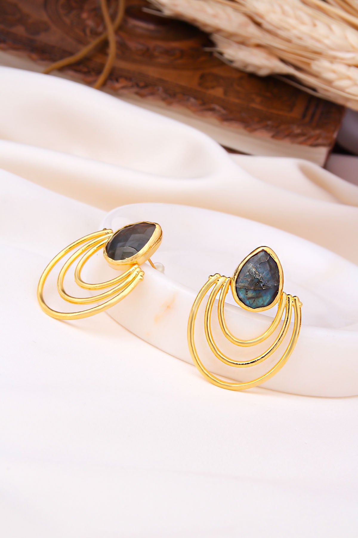 Labradorite Boucles d'oreilles