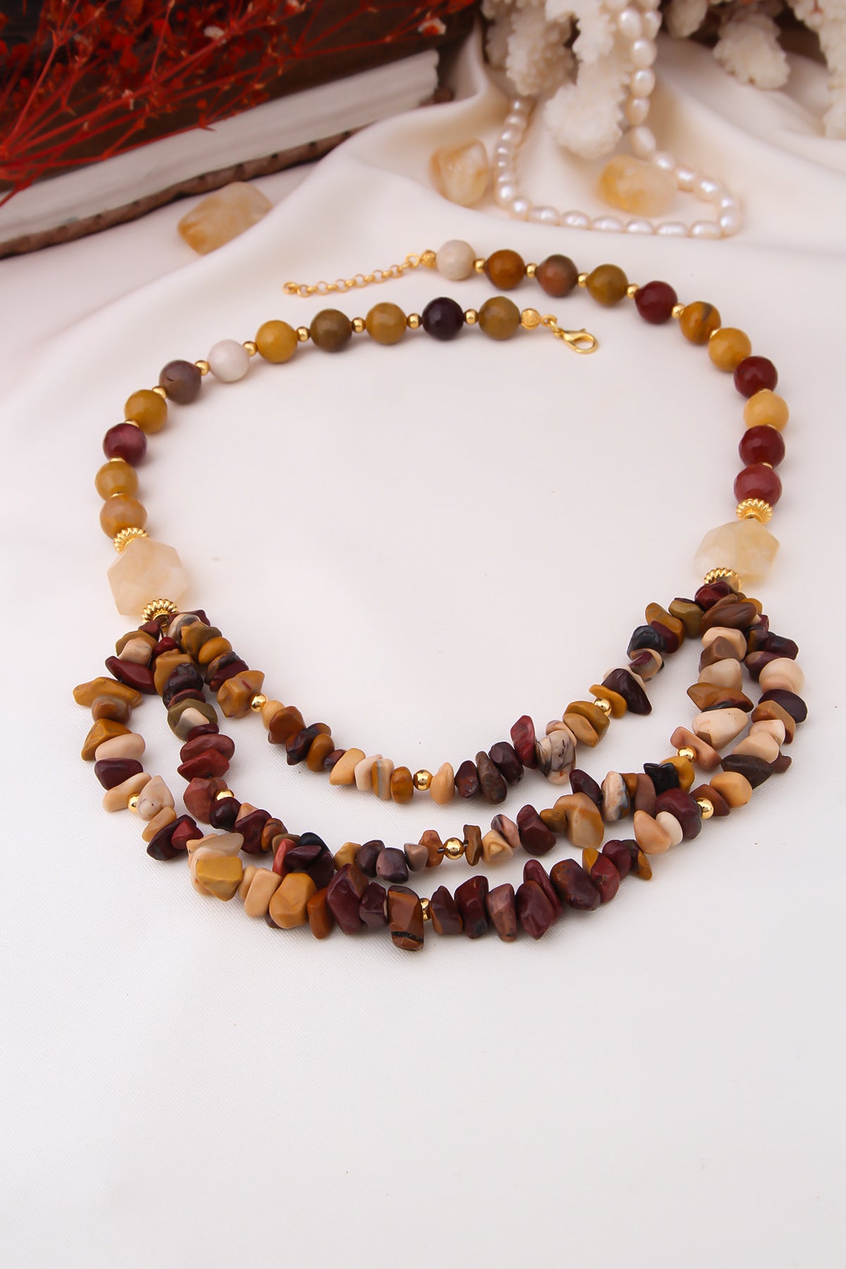 Tiger Eyes & Citrine