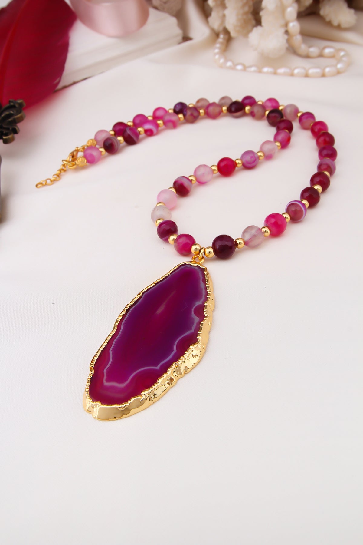 Agate Collier