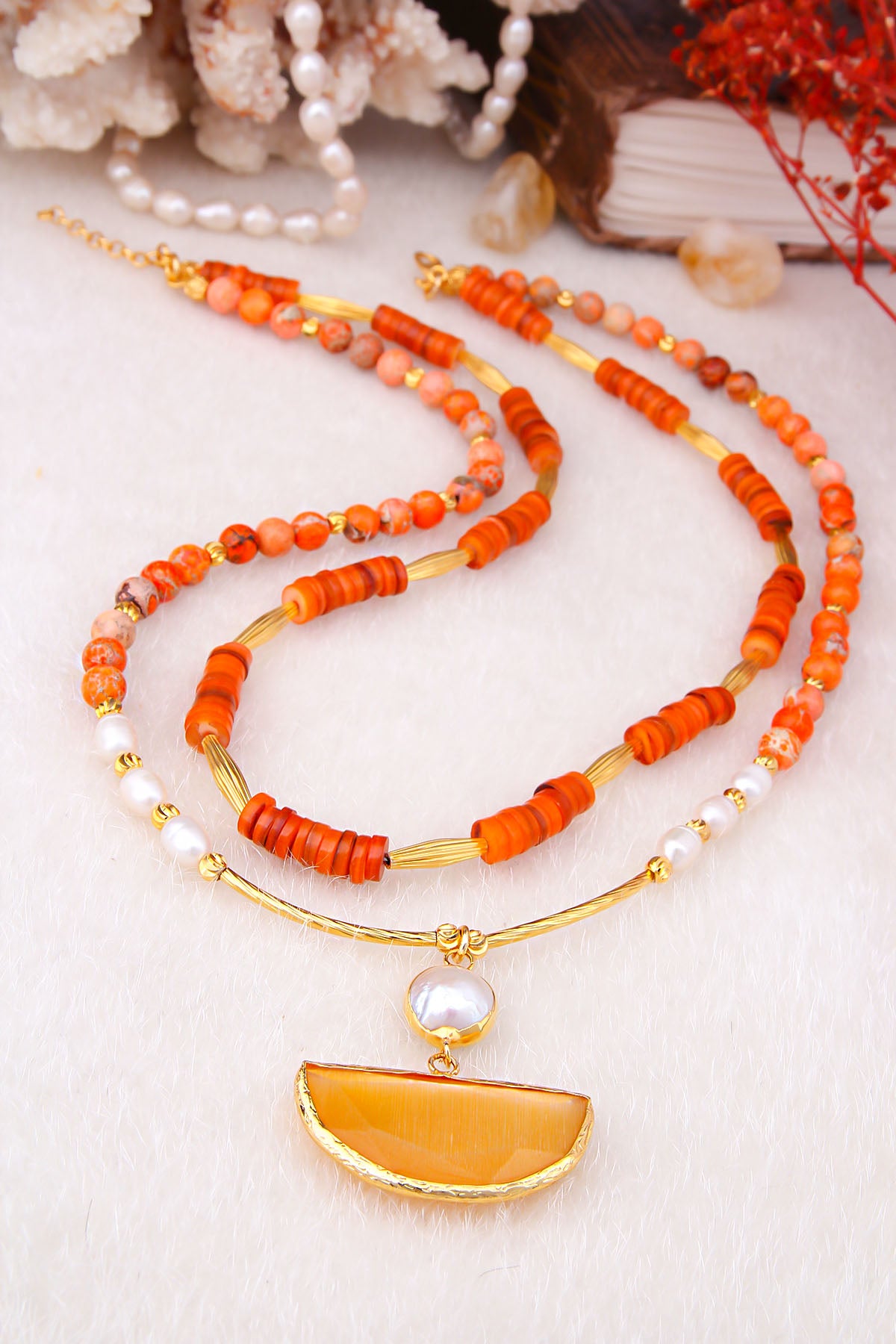Citrine Collier