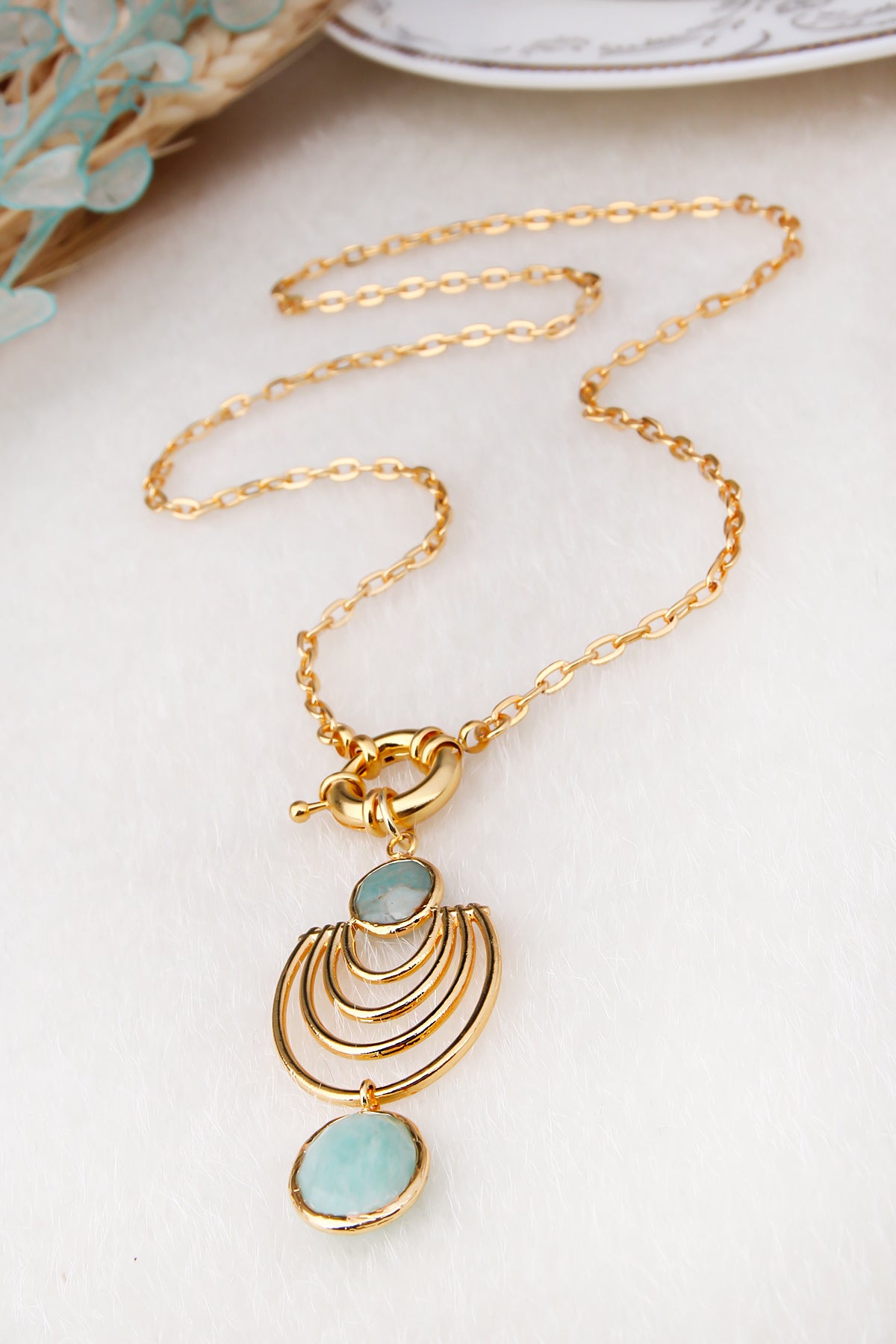 Amazonite Collier