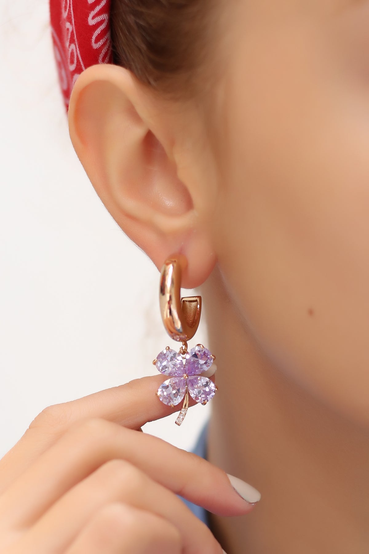 Boucles D'oreilles Zircon