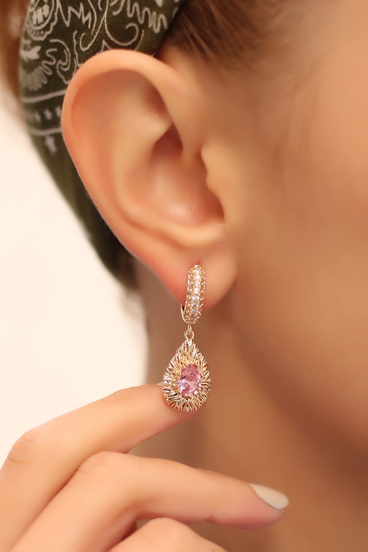 Boucles D'oreilles Zircon