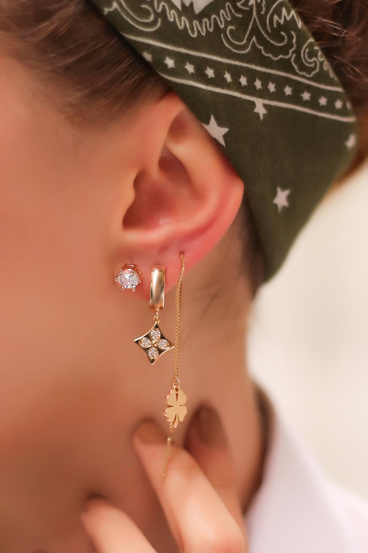 Boucles D'oreilles Zircon