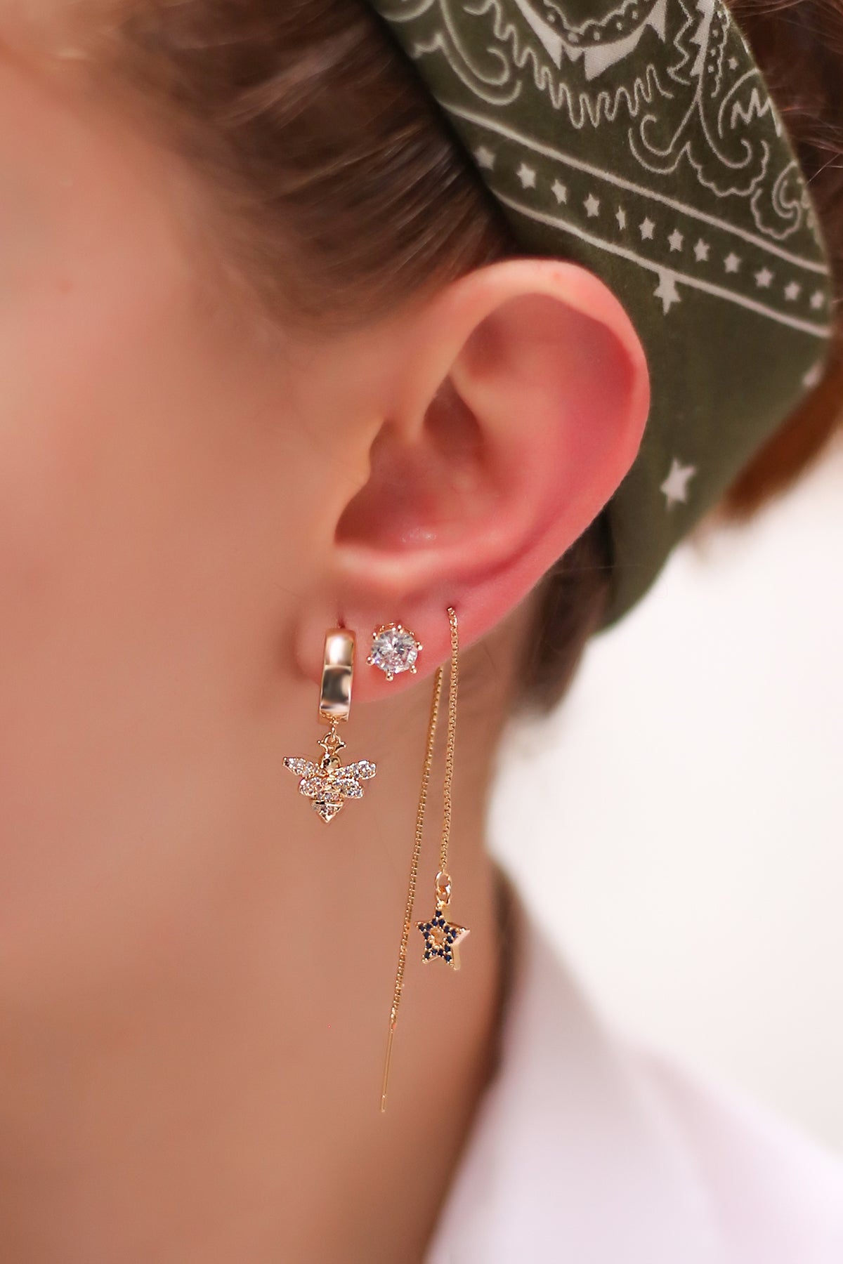 Boucles D'oreilles Zircon