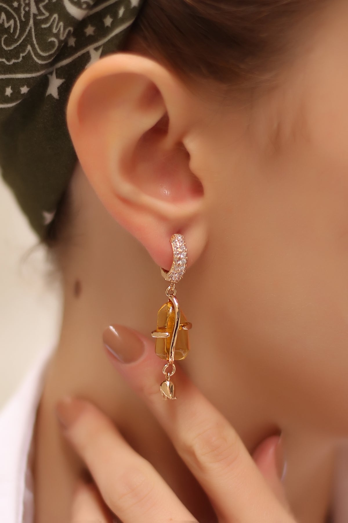 Boucles D'oreilles Zircon