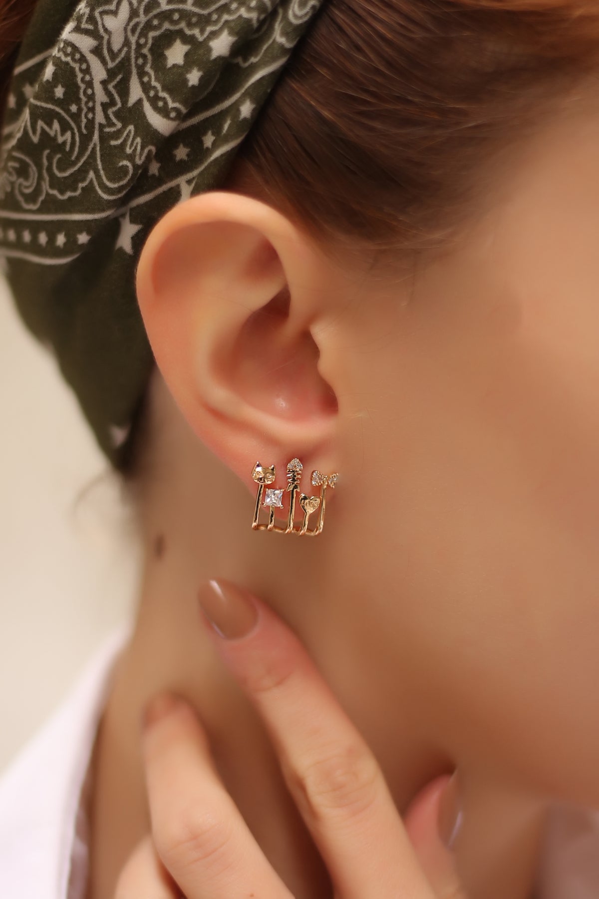 Boucles D'oreilles Zircon