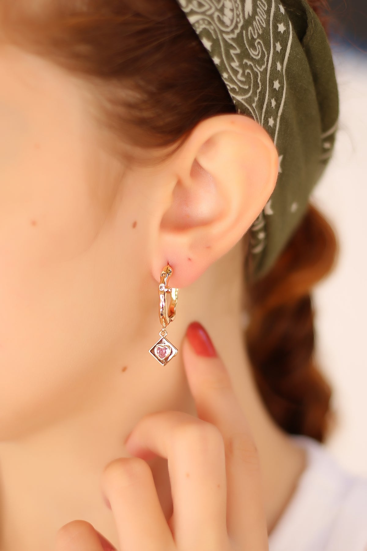 Boucles D'oreilles Zircon
