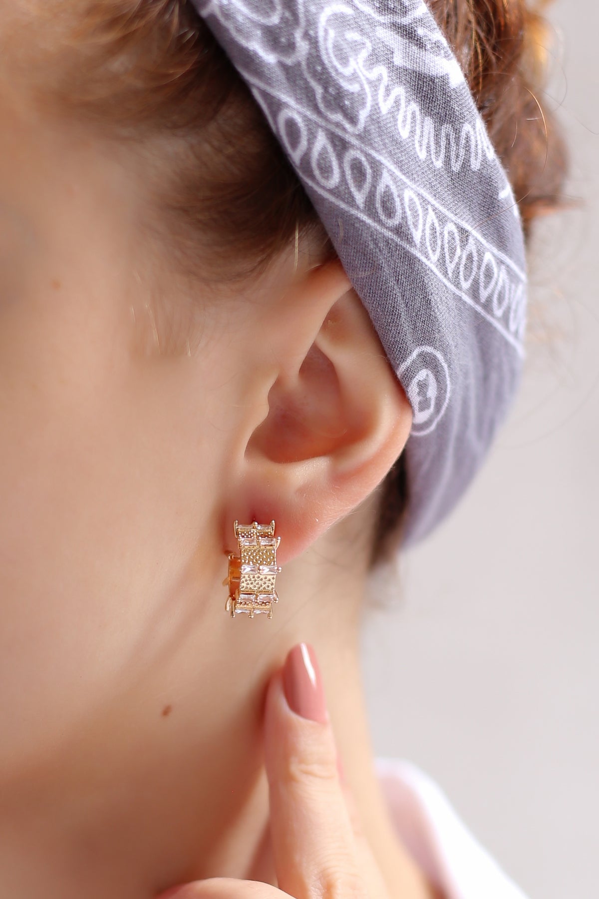 Boucles D'oreilles Zircon