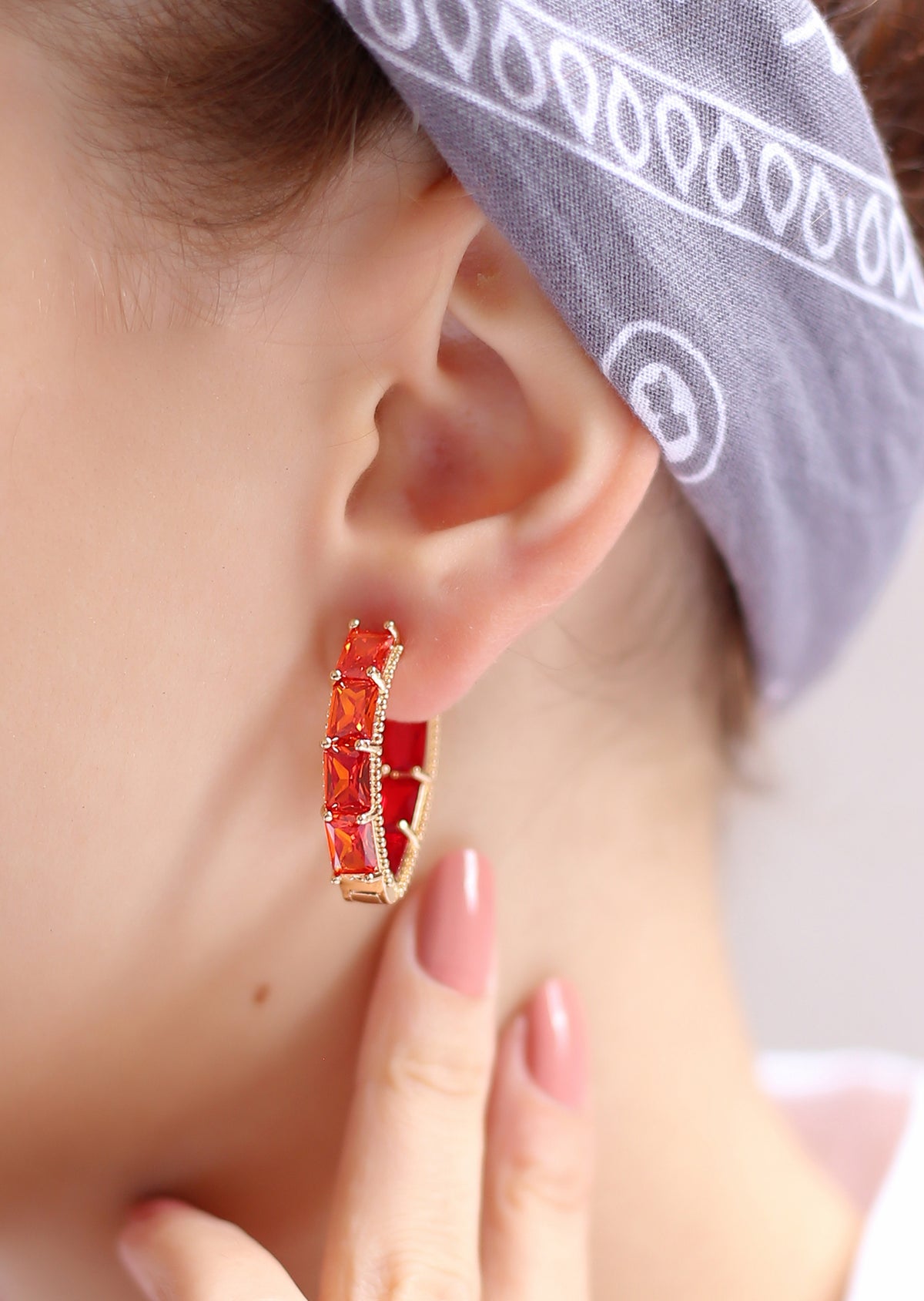 Boucles D'oreilles Zircon