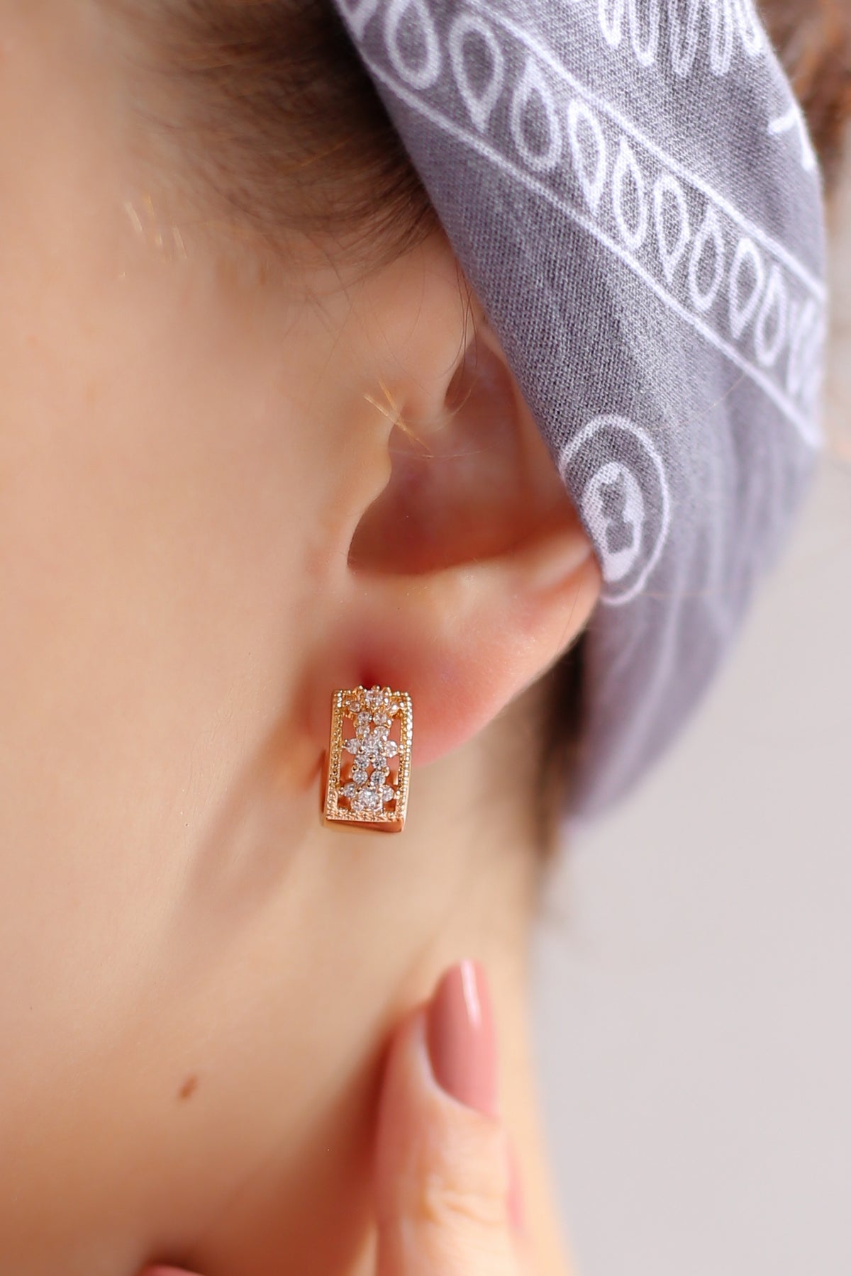 Boucles D'oreilles Zircon