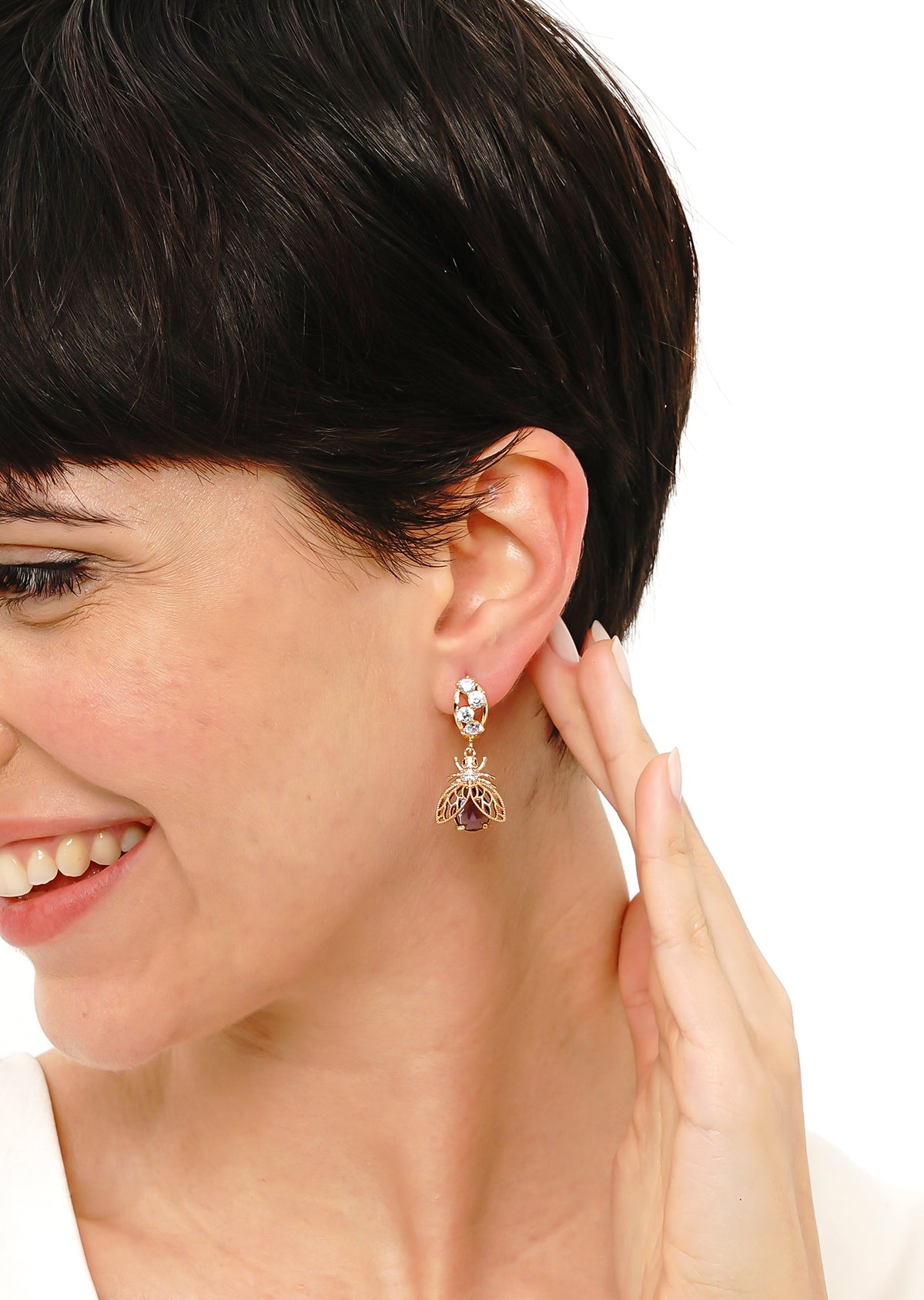 Boucles D'oreilles Zircon