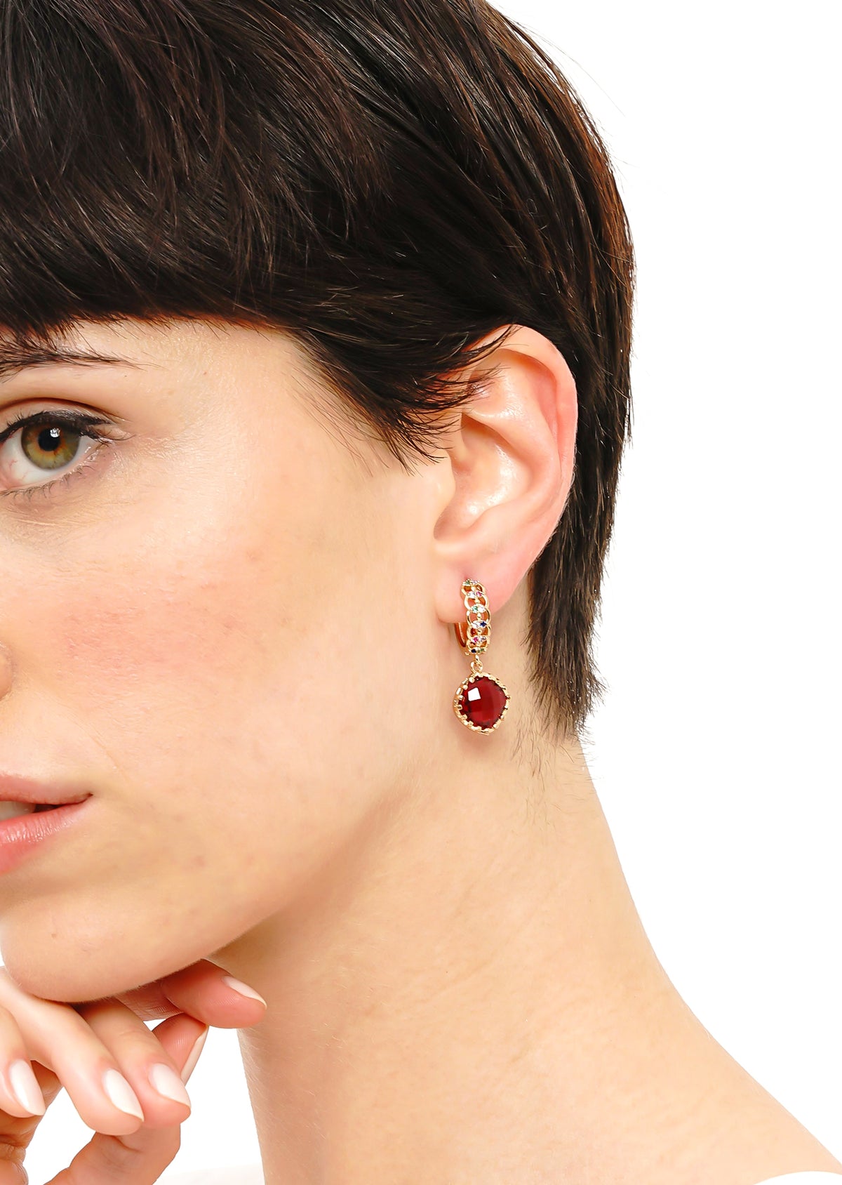 Boucles D'oreilles Zircon