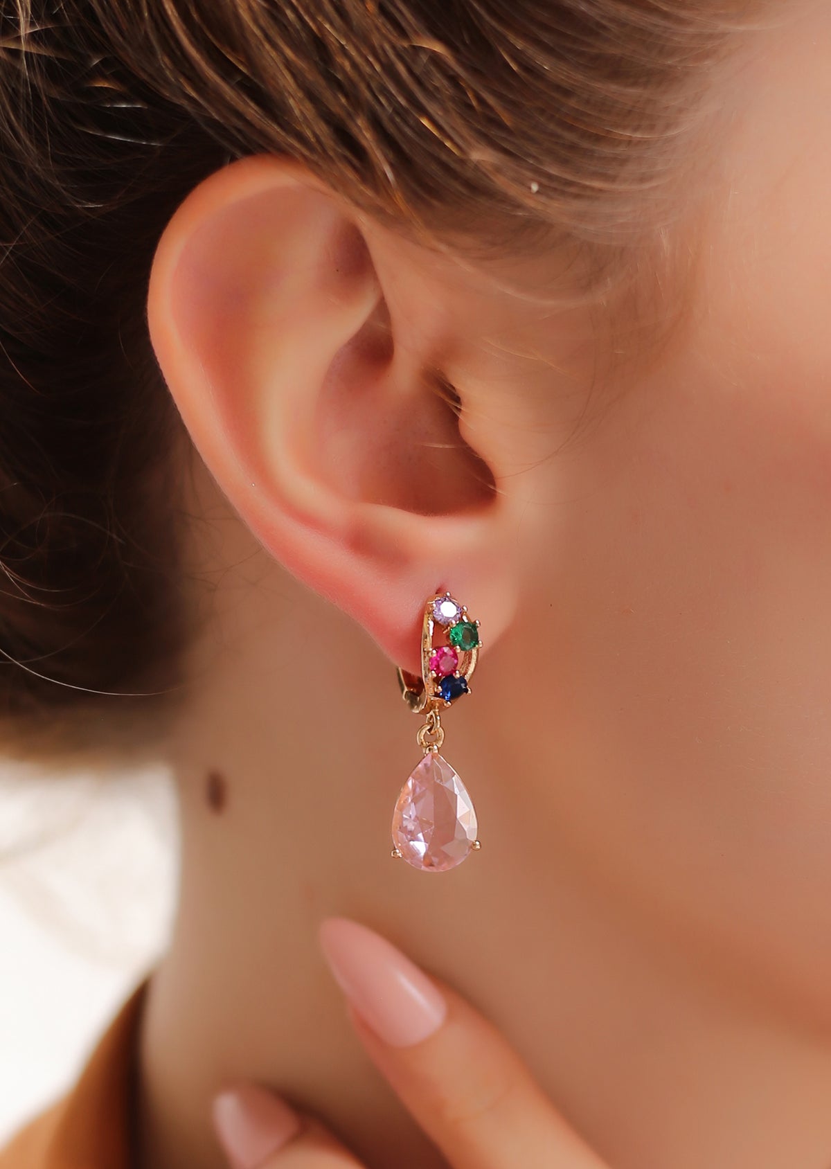 Boucles D'oreilles Zircon