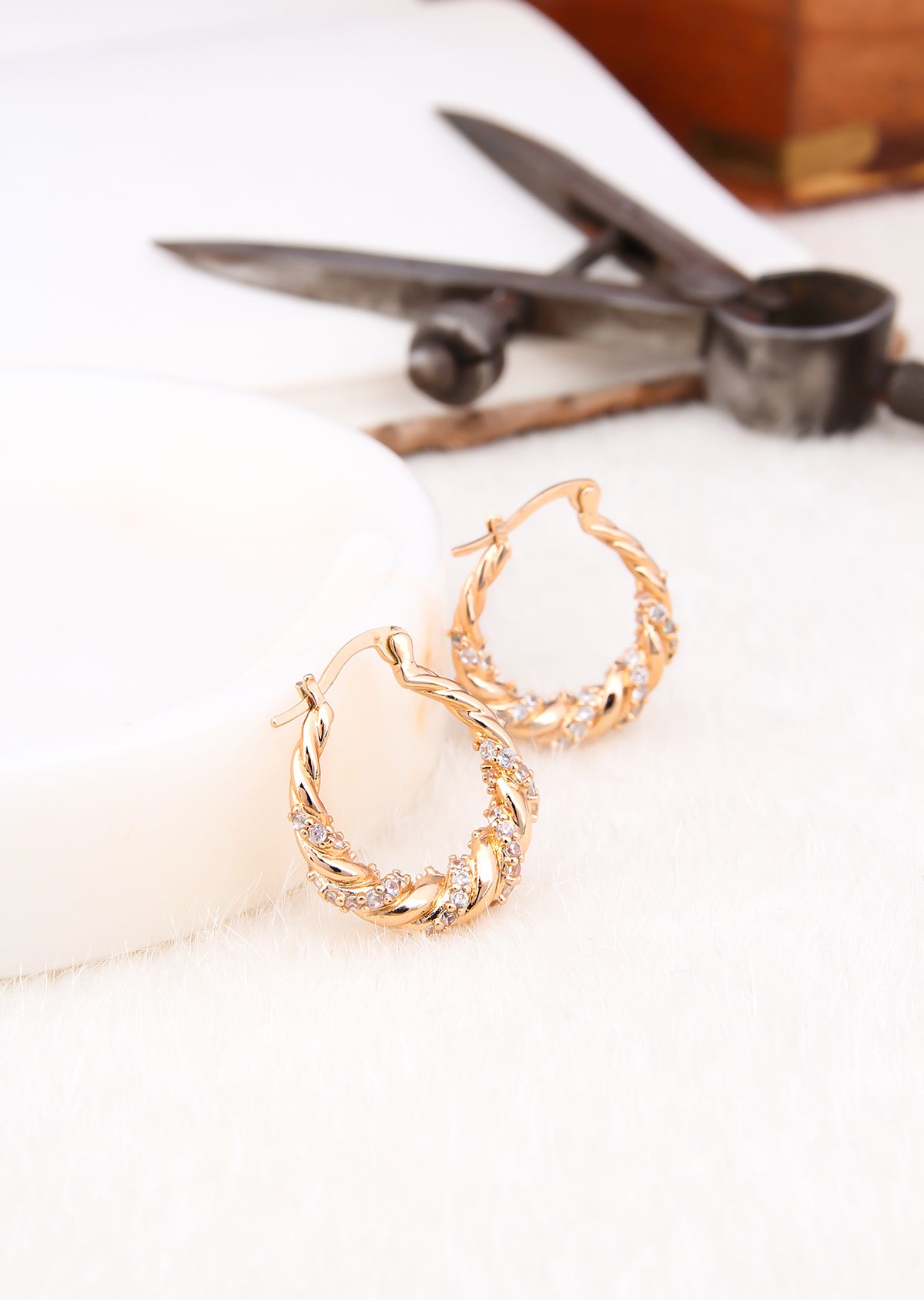 Boucles D'oreilles Zircon