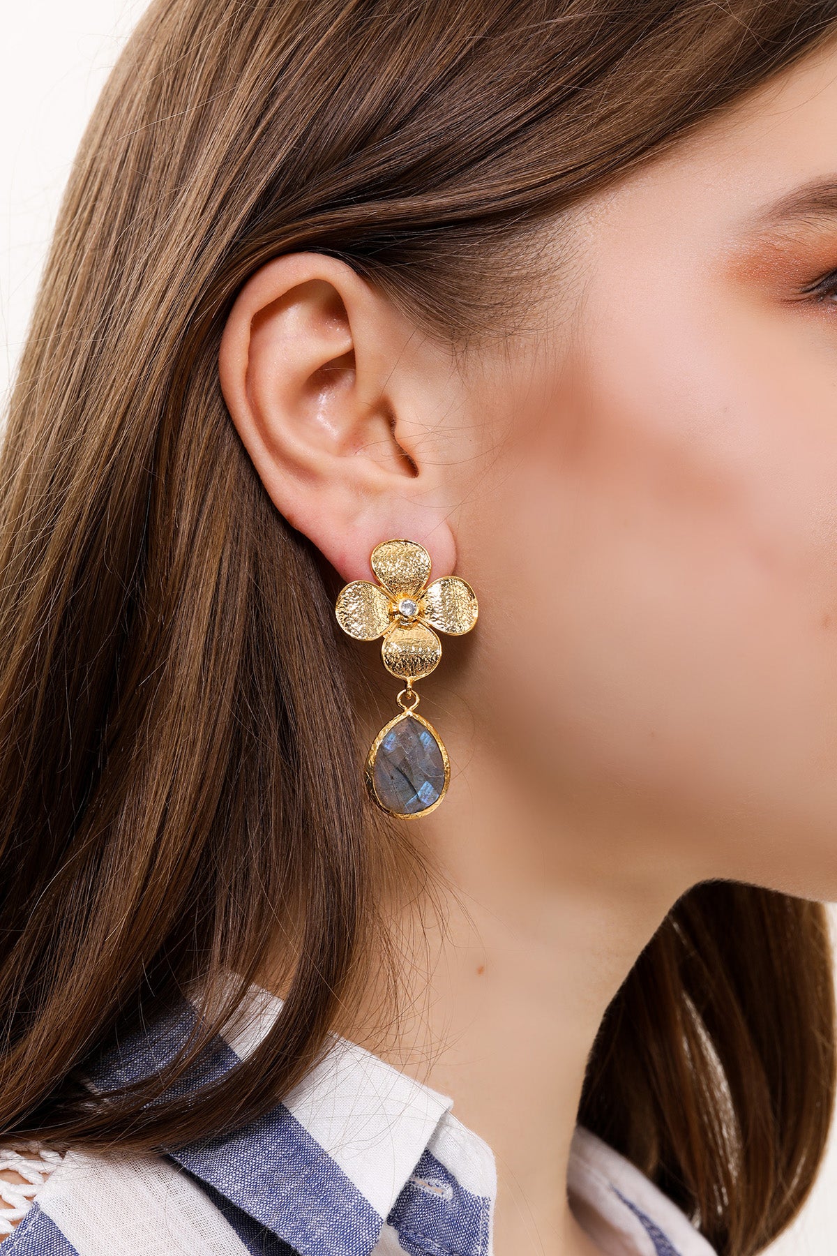 Labradorite Boucles d'oreilles