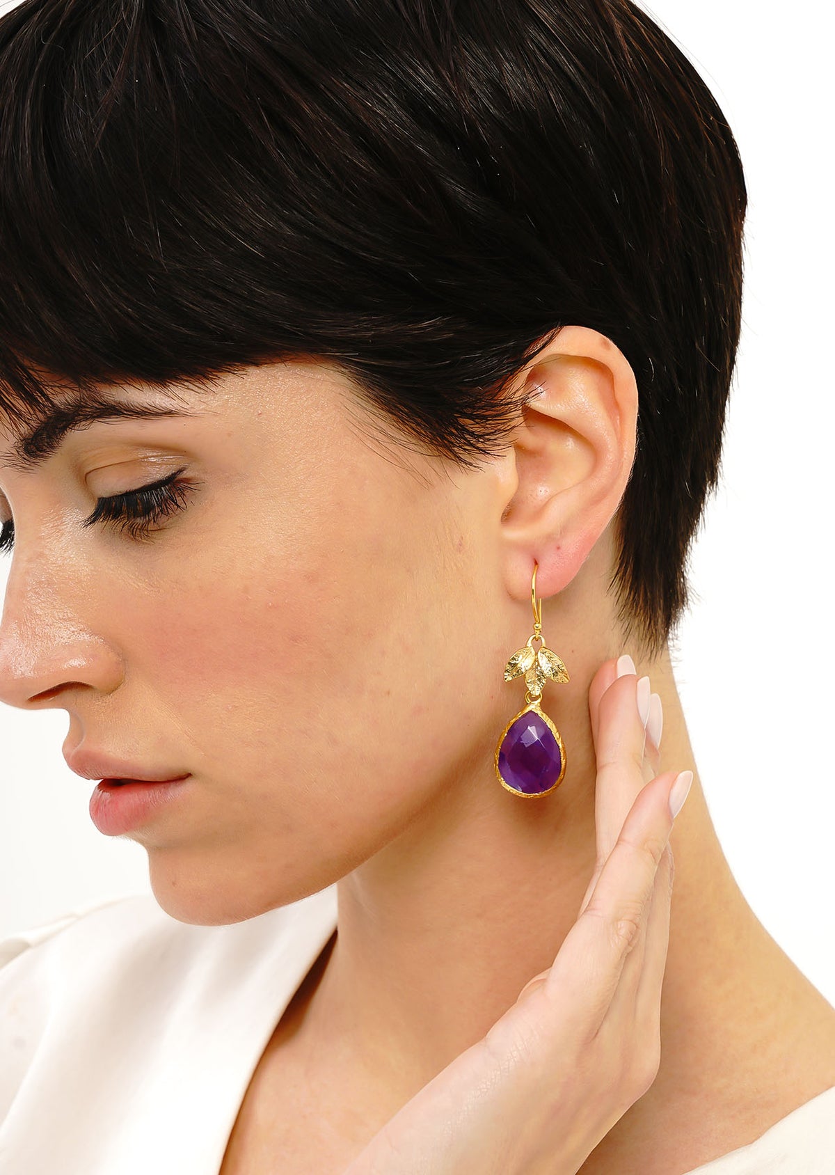 Amethyst Boucles d'oreilles