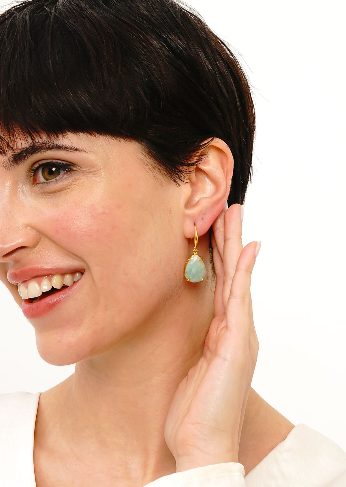 Amazonite Boucles d'oreilles