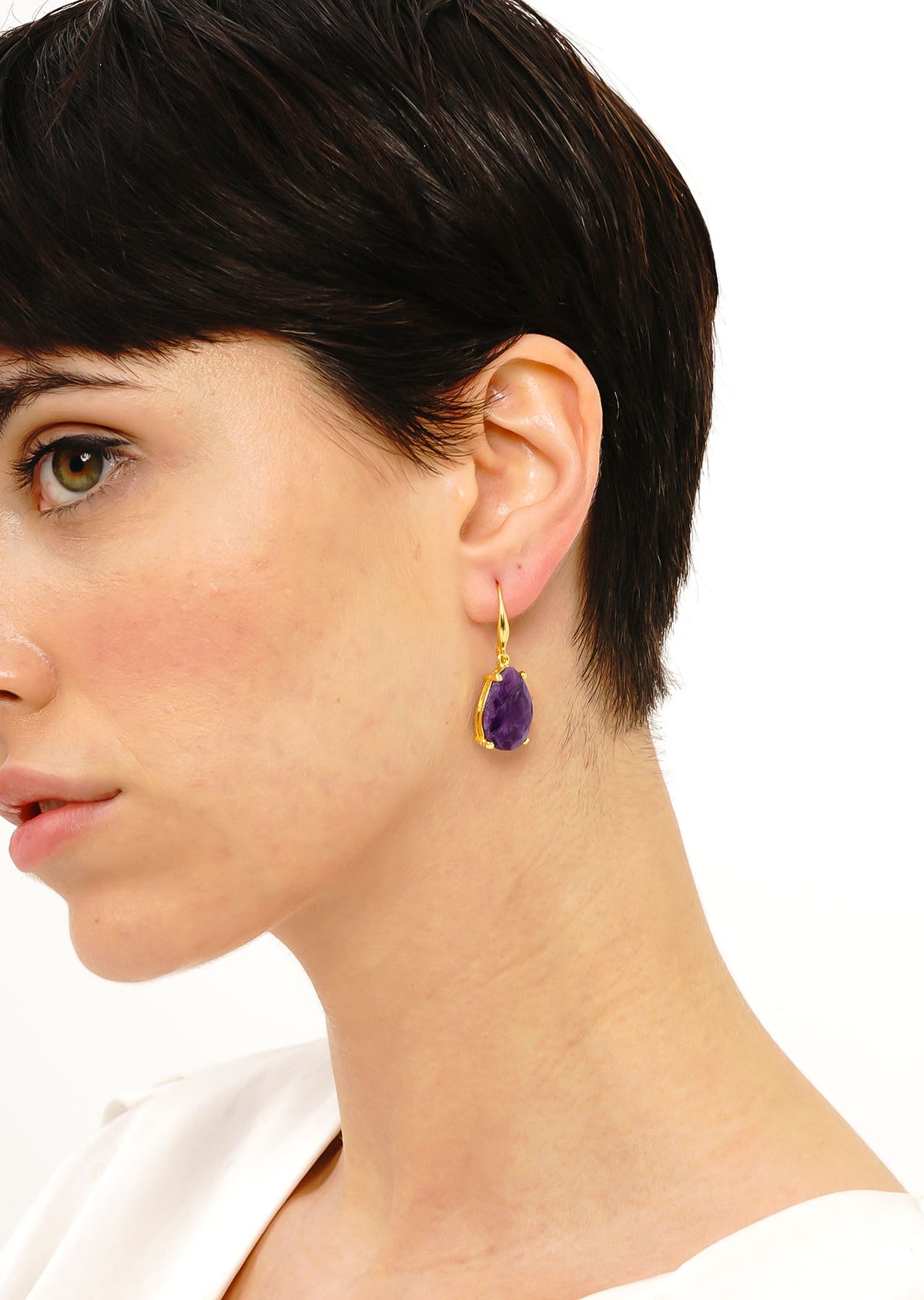 Amethyst Boucles d'oreilles