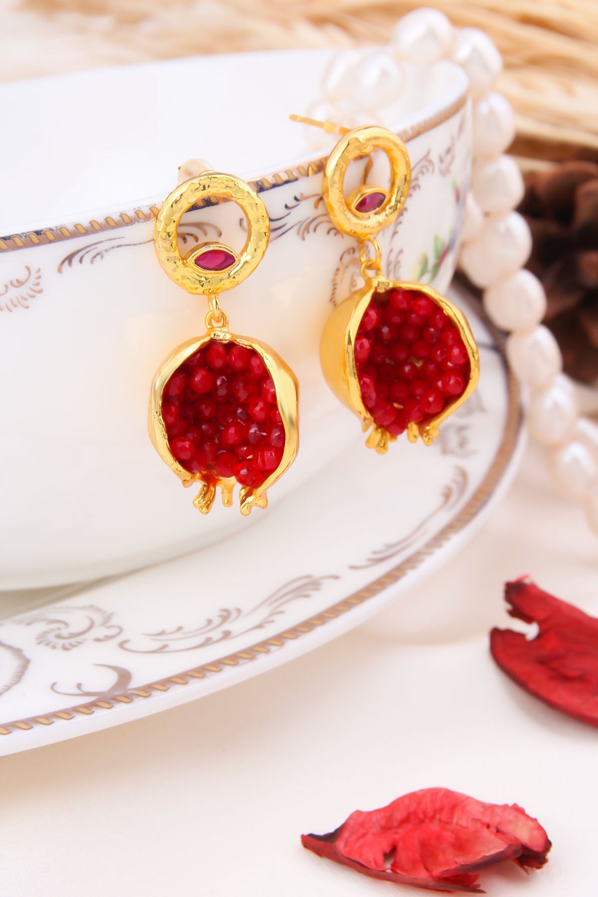 Crystal & Zircon Boucles d'oreilles