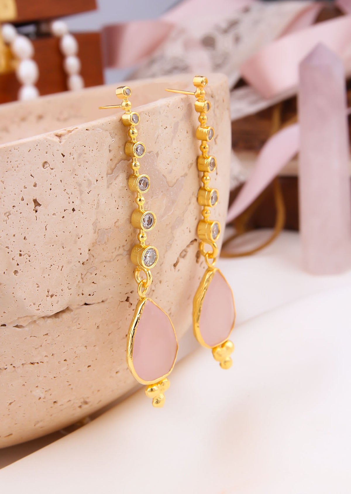 Orecchini di amazzonite