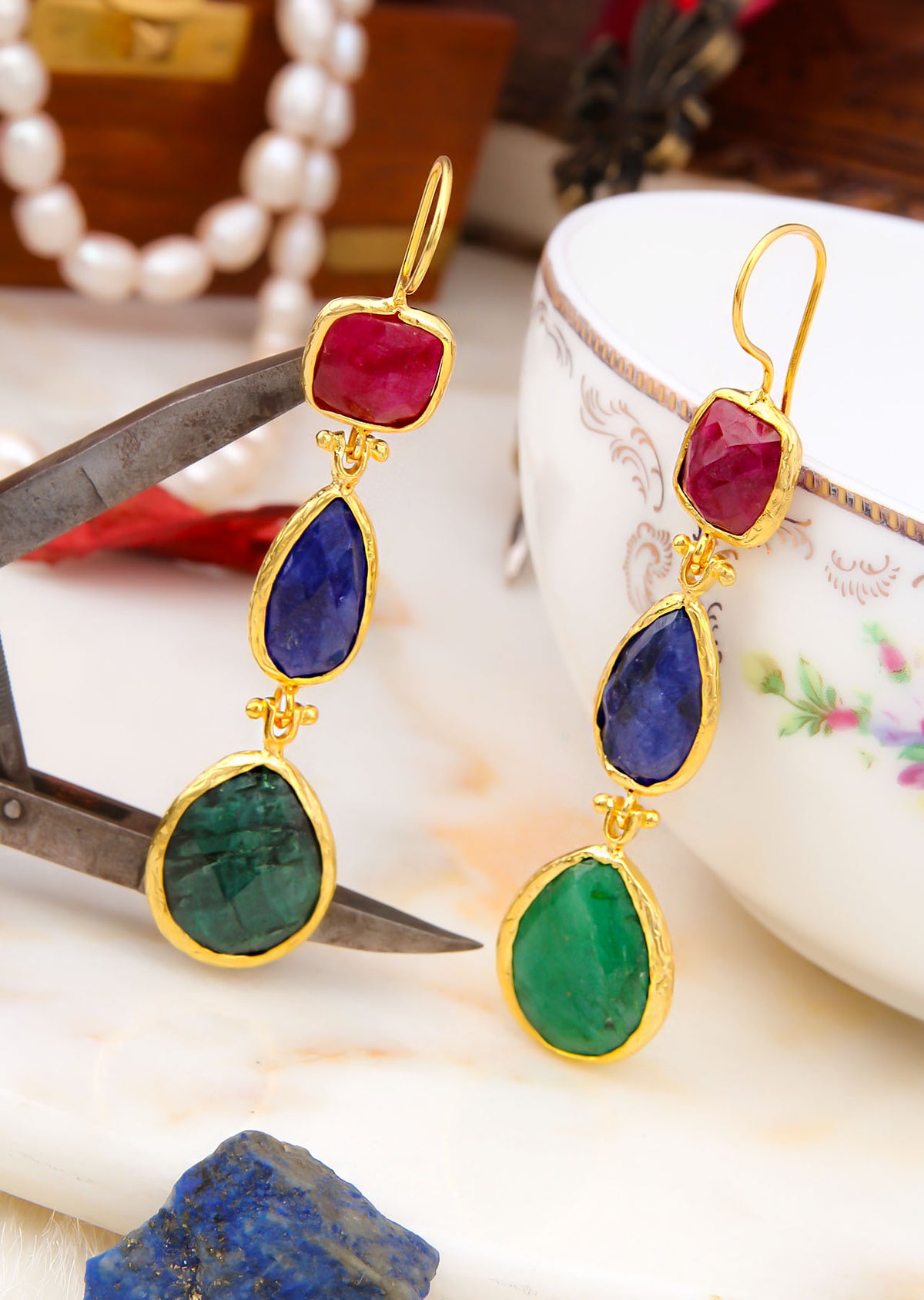 Agate Boucles d'oreilles