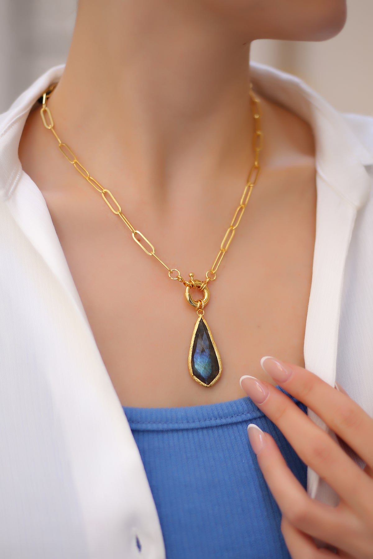 Labradorite Collier