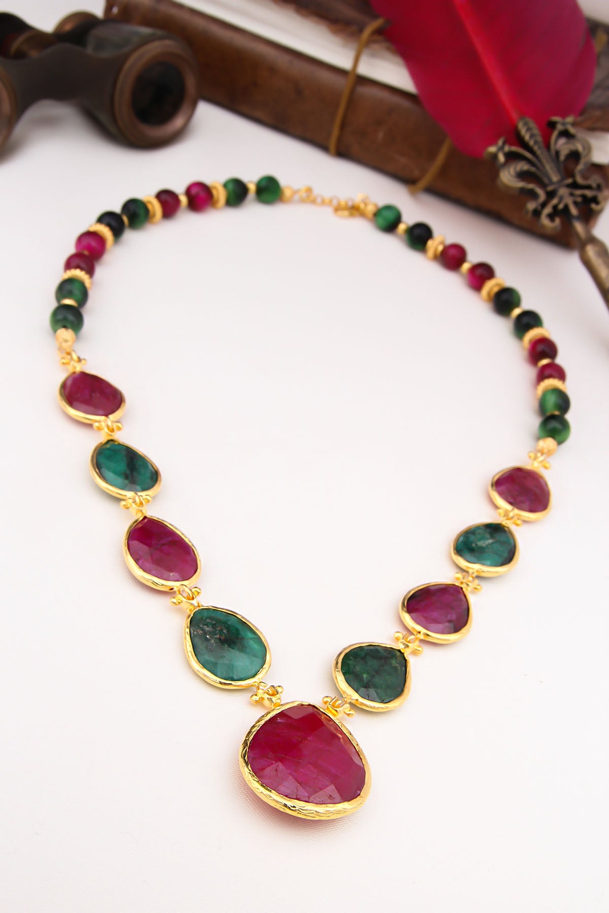 Agate Collier