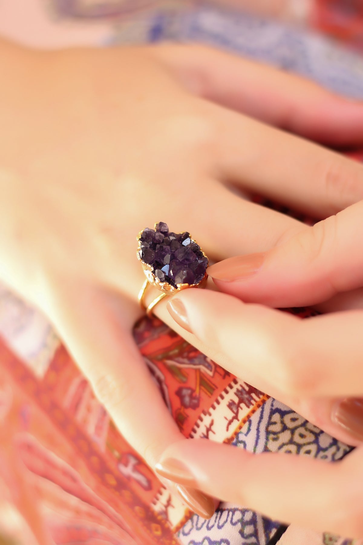 Anello di ametista