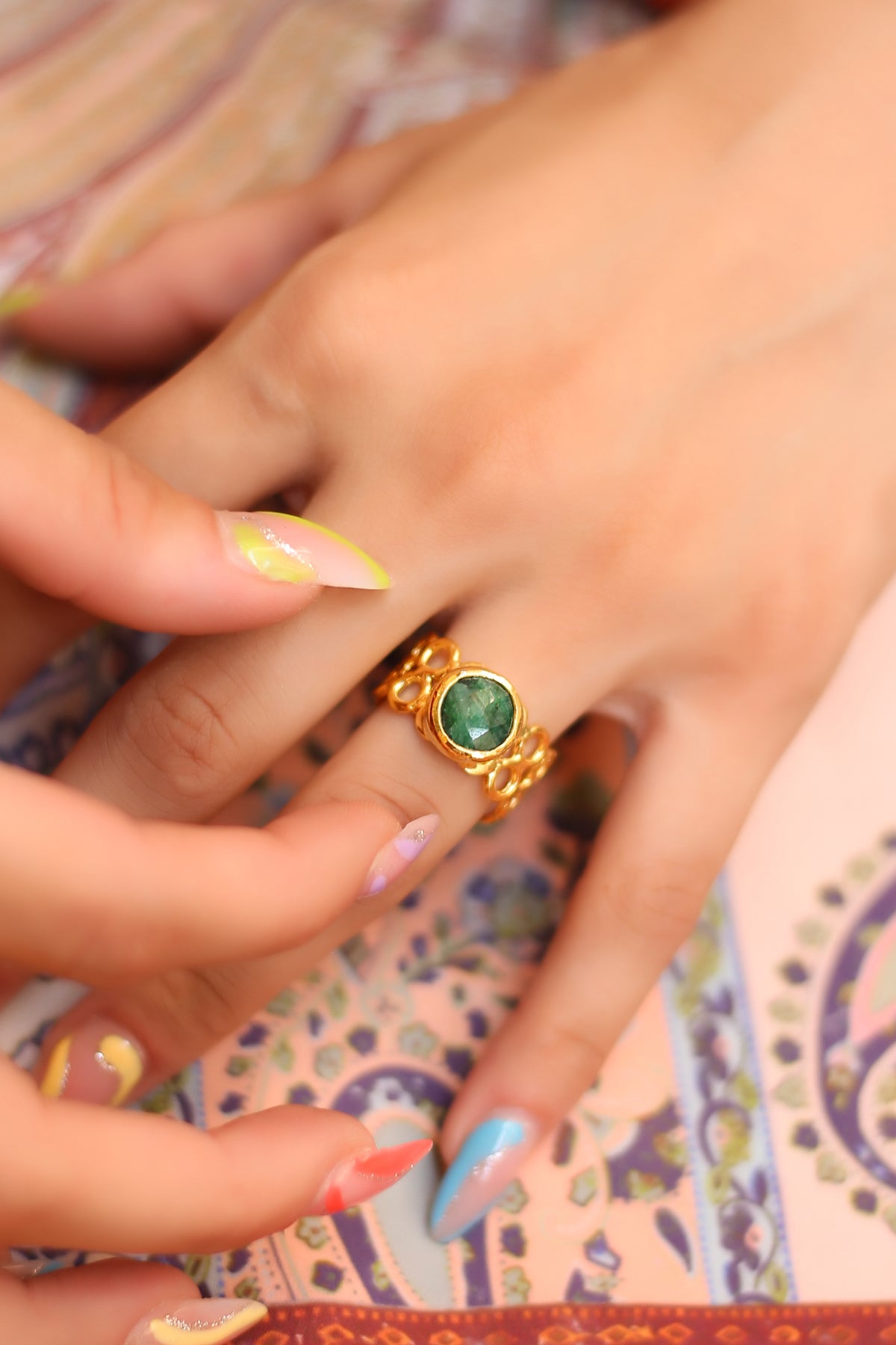 Agate Bague