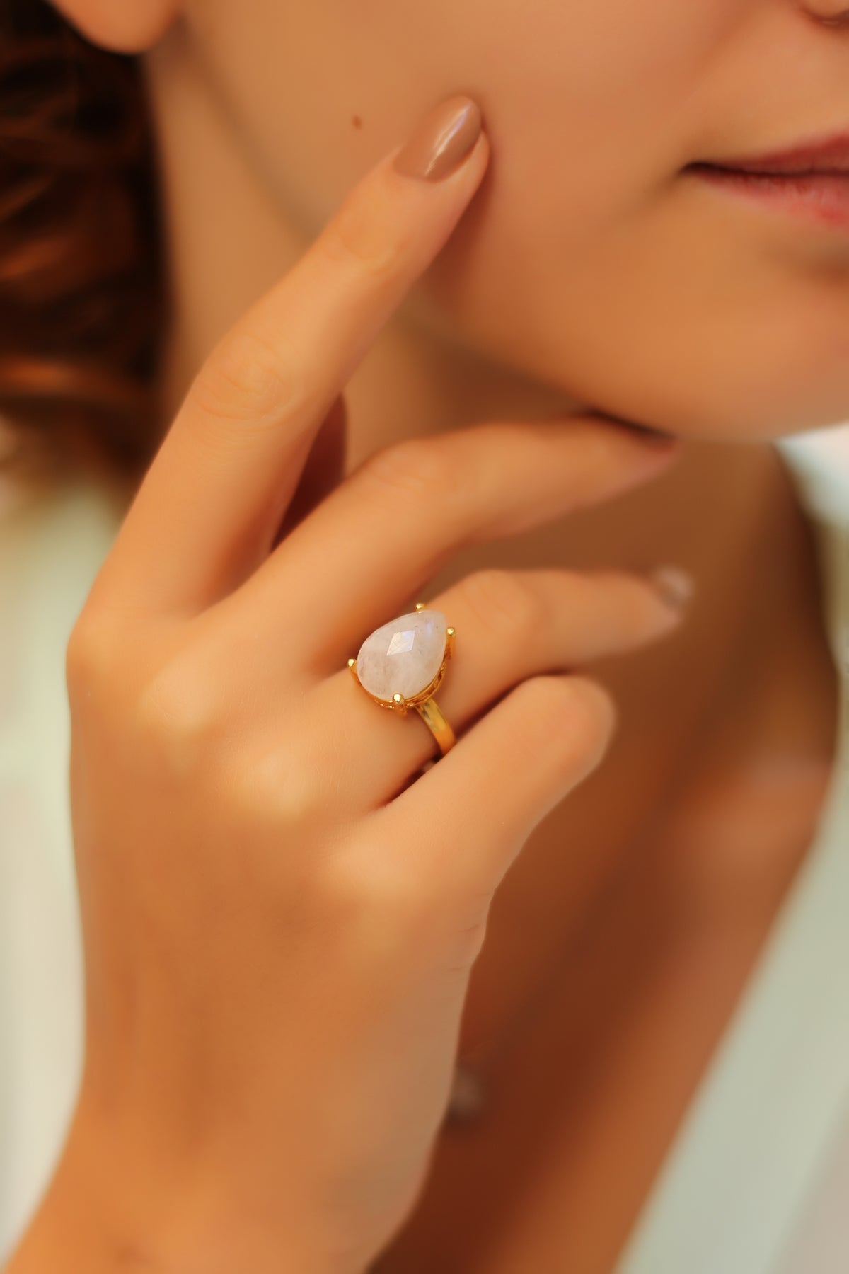 MoonStone Ring