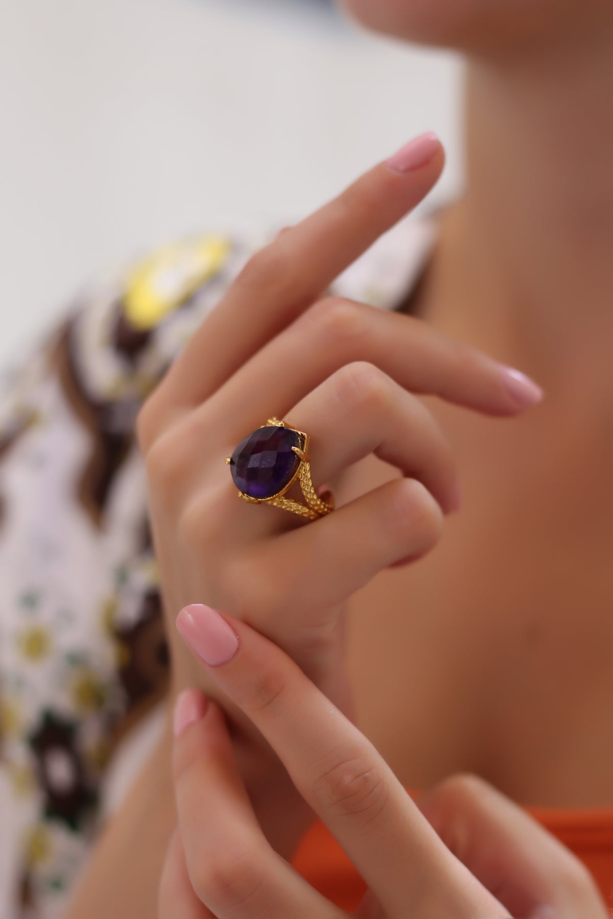 Agate Bague