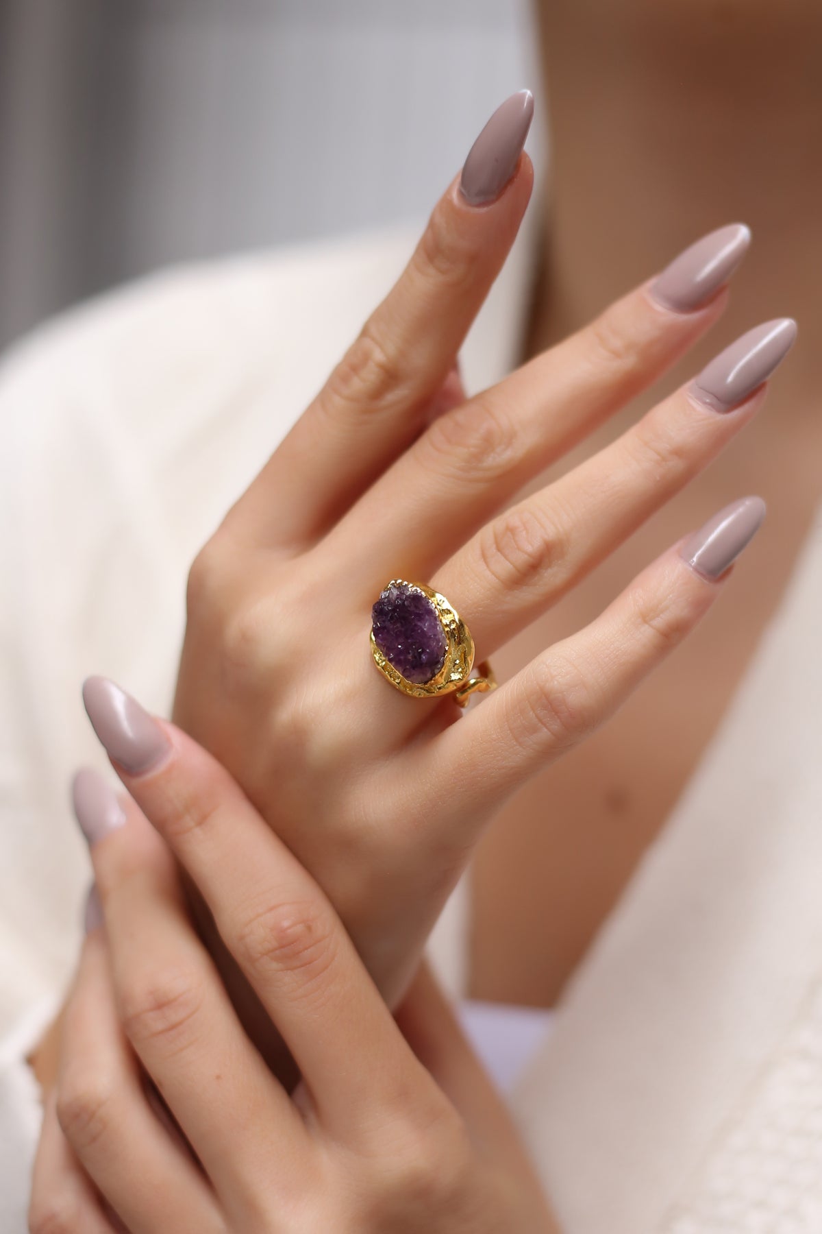 Amethyst  Bague