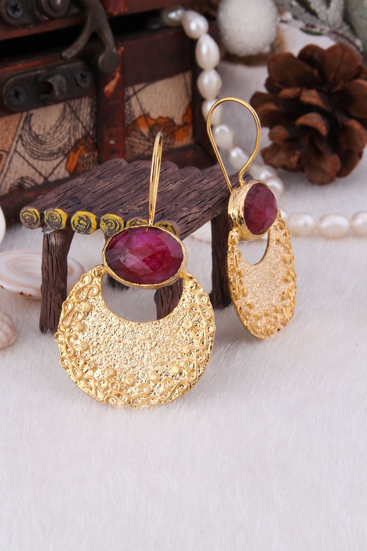 Agate Earring