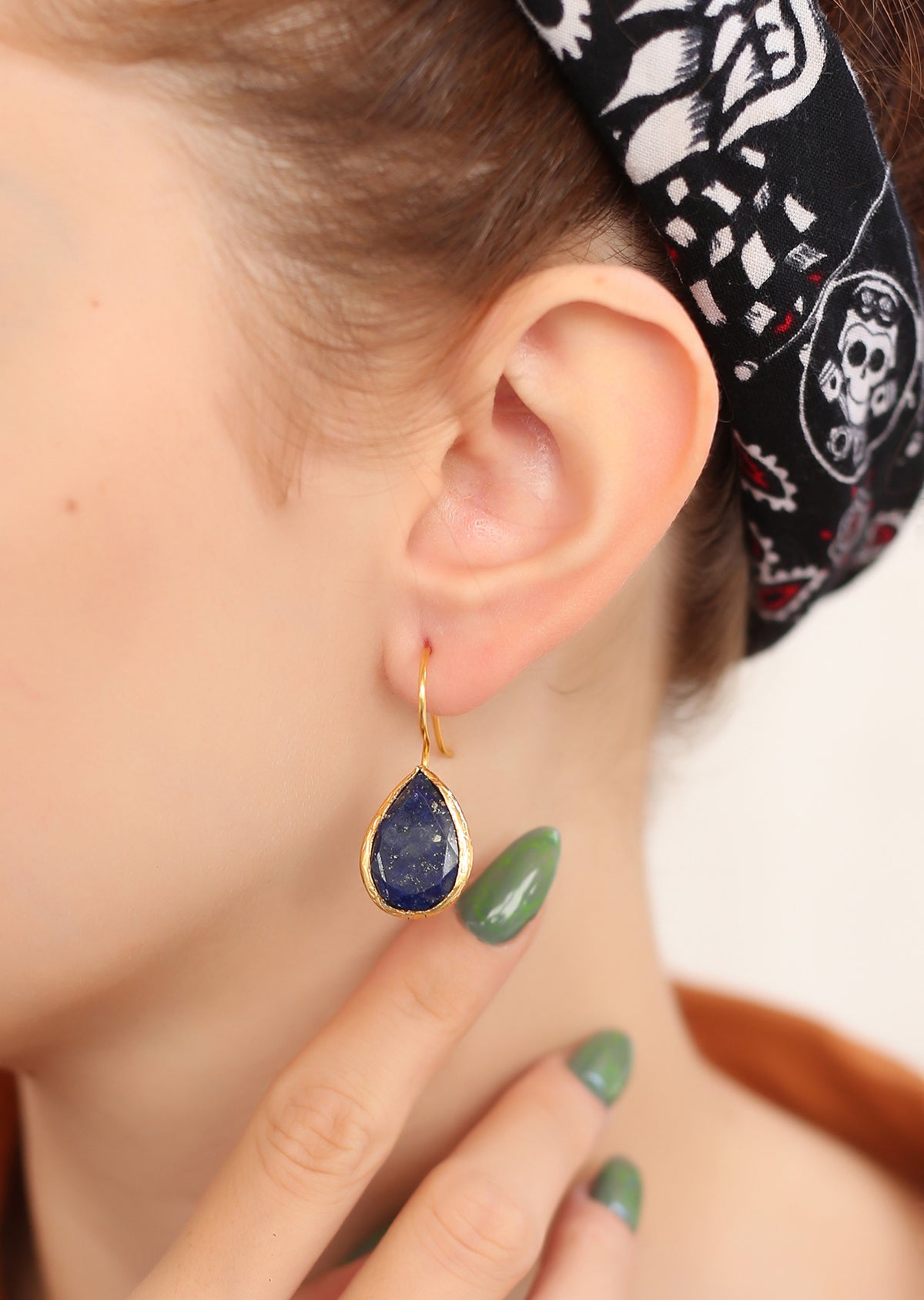 Labradorite Earring