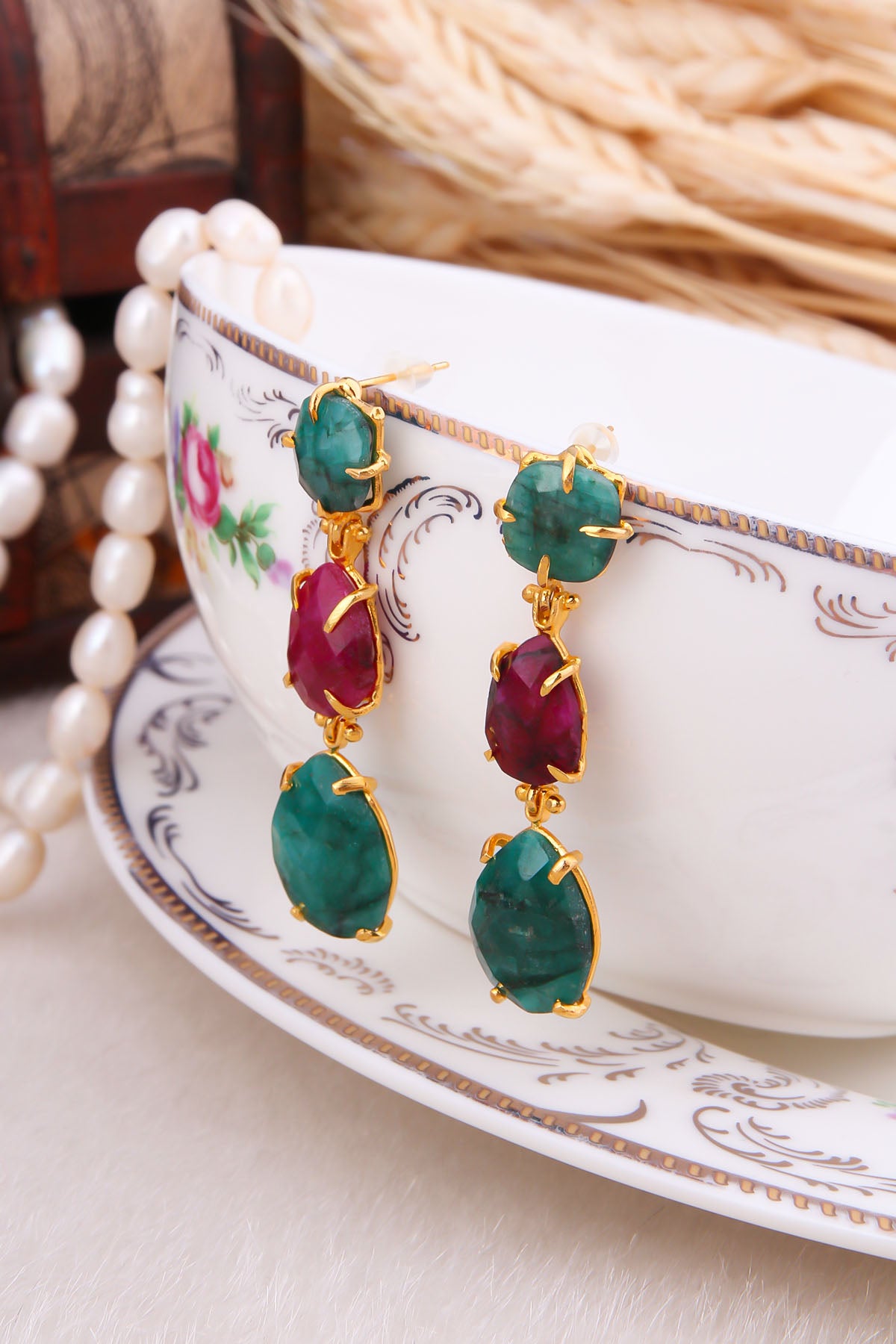 Agate Earring