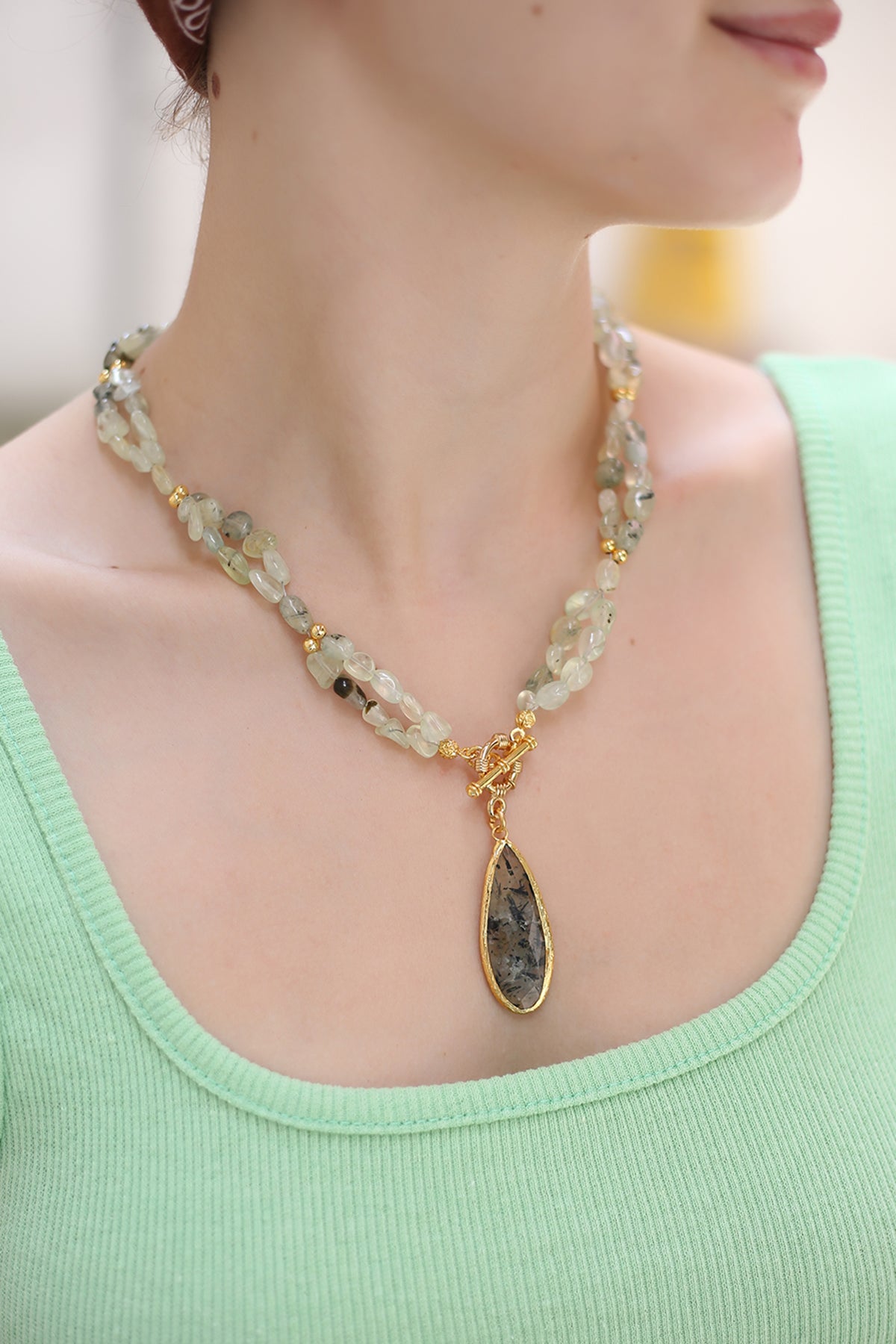 Prehnite Necklace