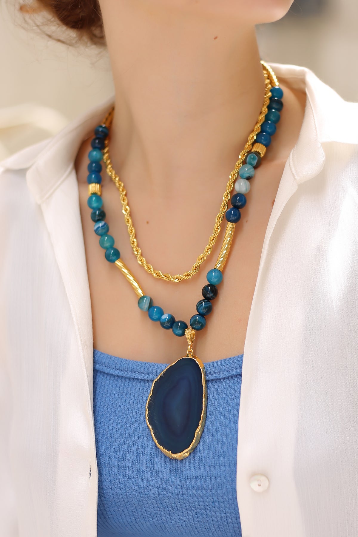 Agate Necklace