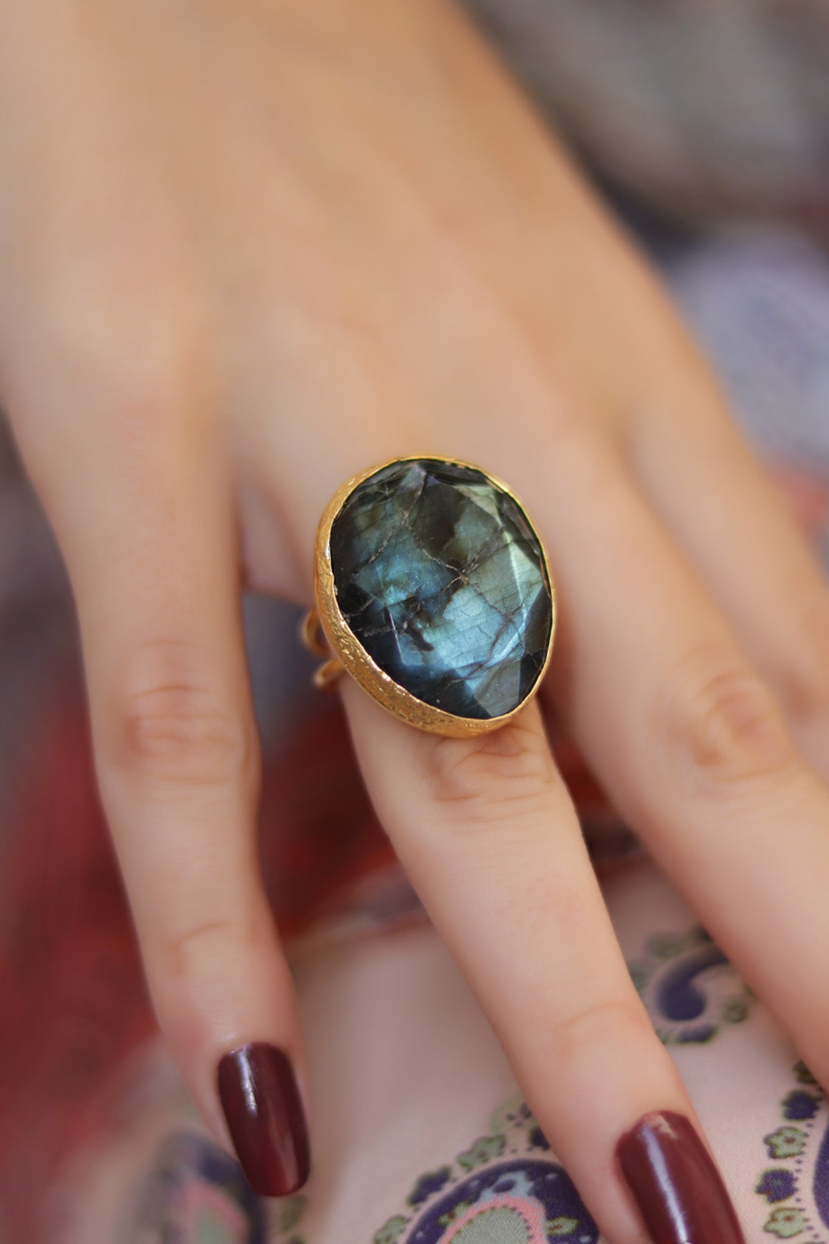 Labradorite Ring