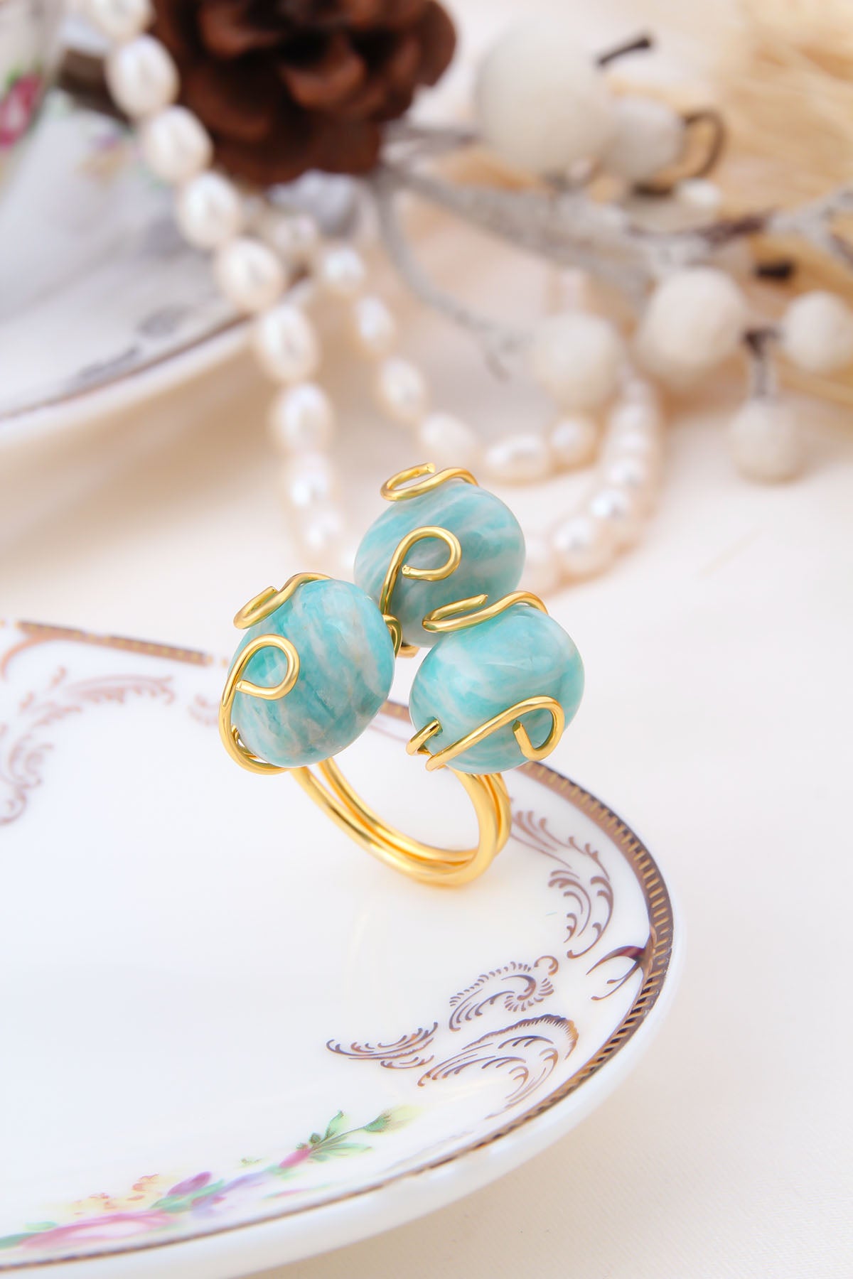 Amazonite Ring