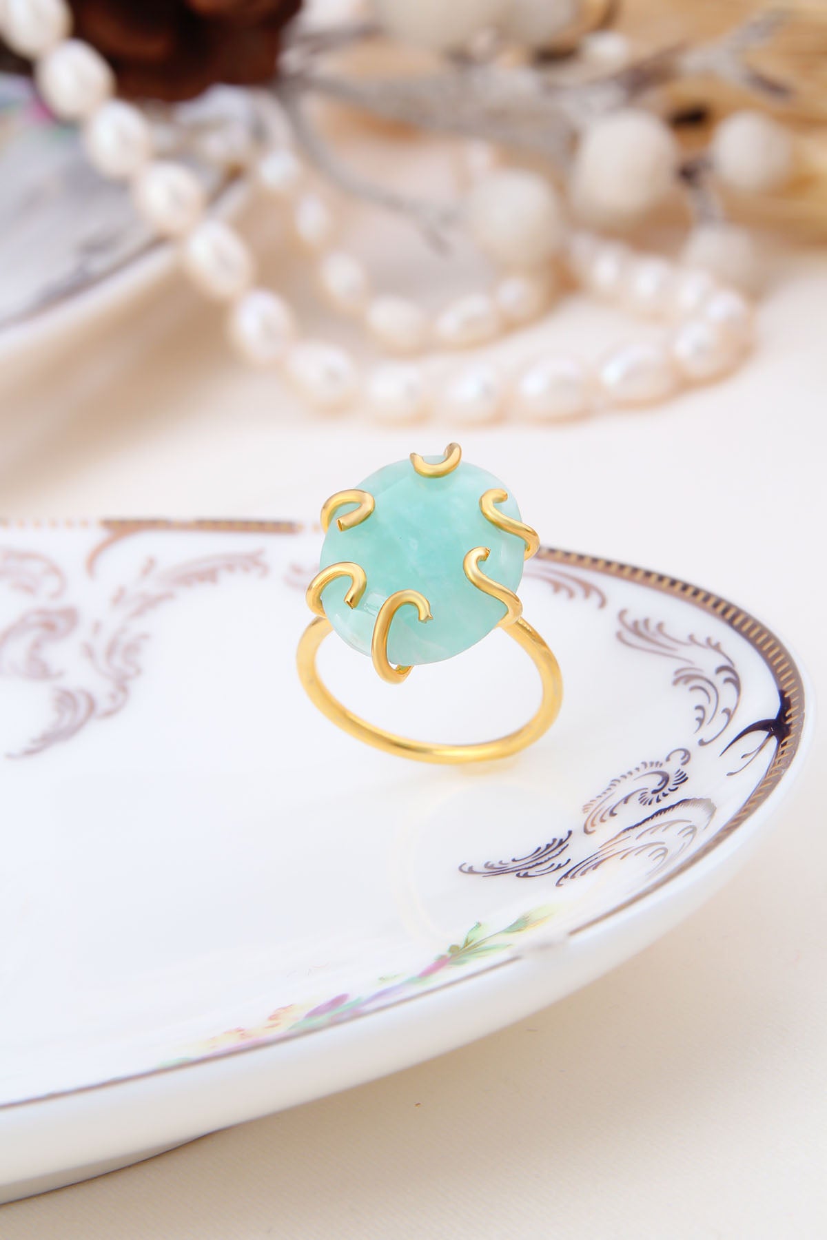 Amazonite Ring