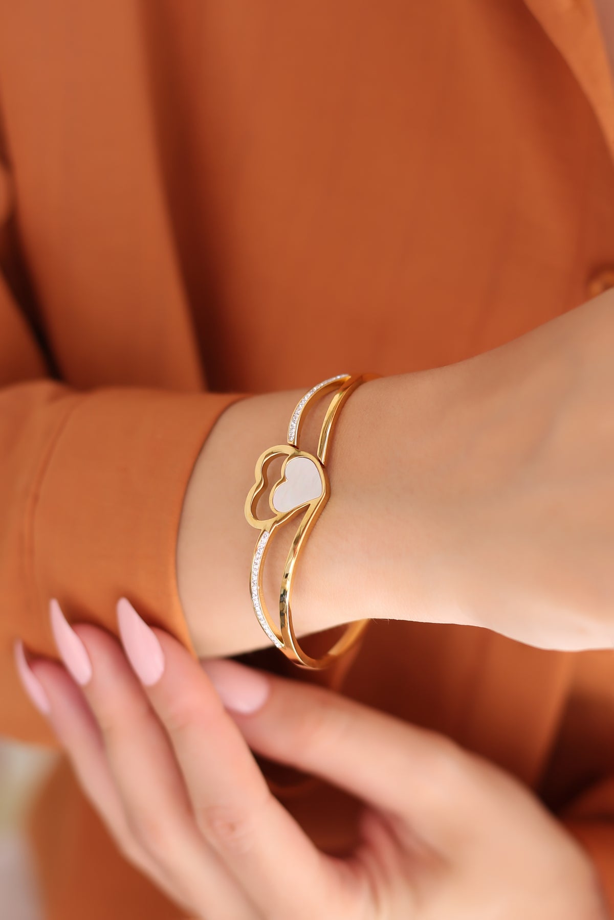 Bracelet Nacre et Zircon