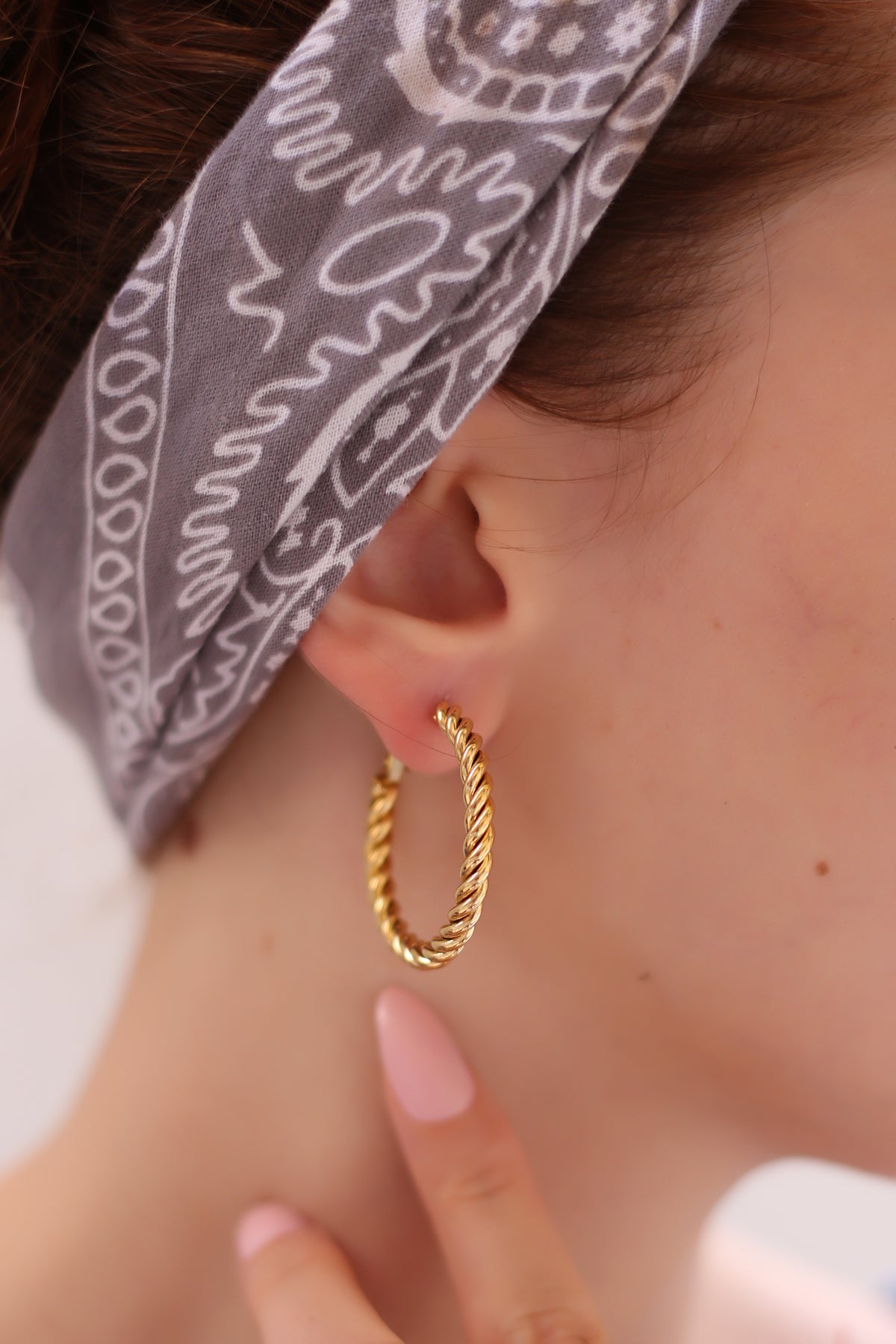 Boucles D'oreilles Acier