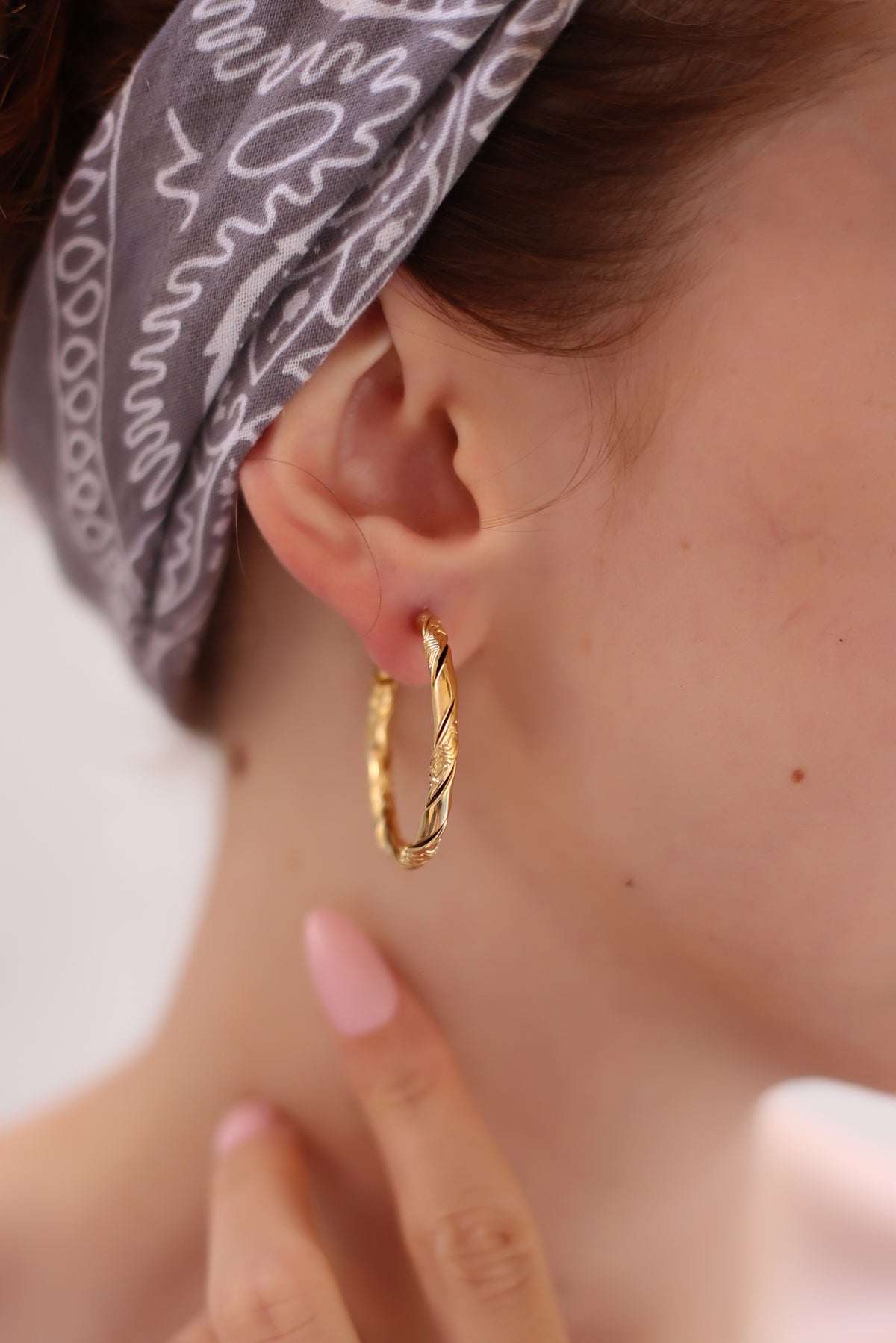 Boucles D'oreilles Acier