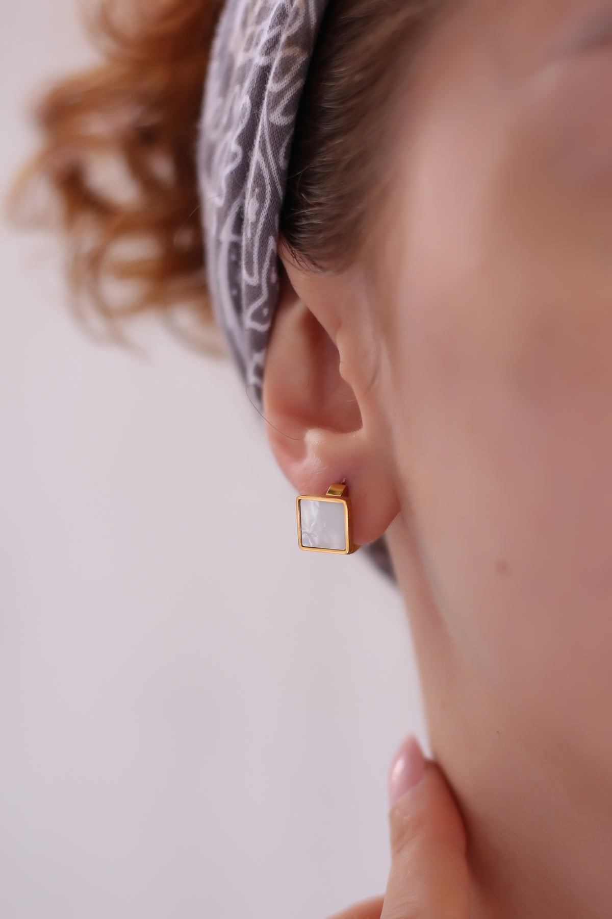 Boucles D'oreilles Nacre