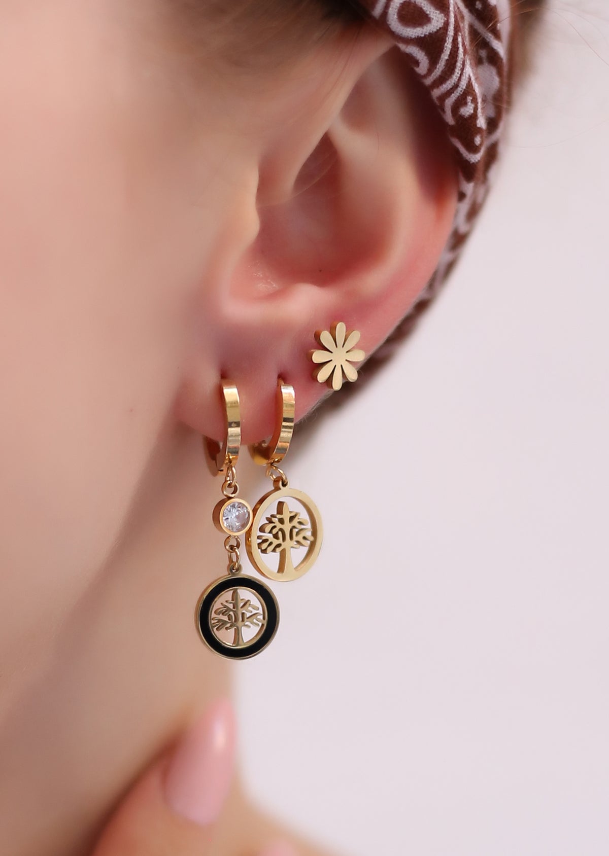 Boucles D'oreilles Zircon