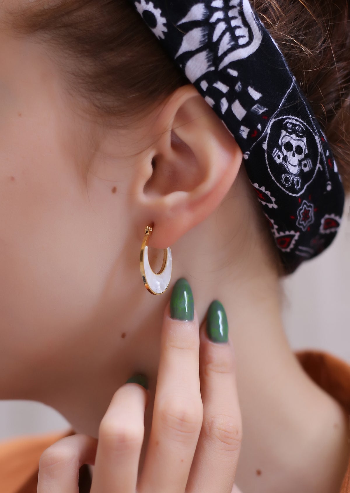 Boucles D'oreilles Nacre