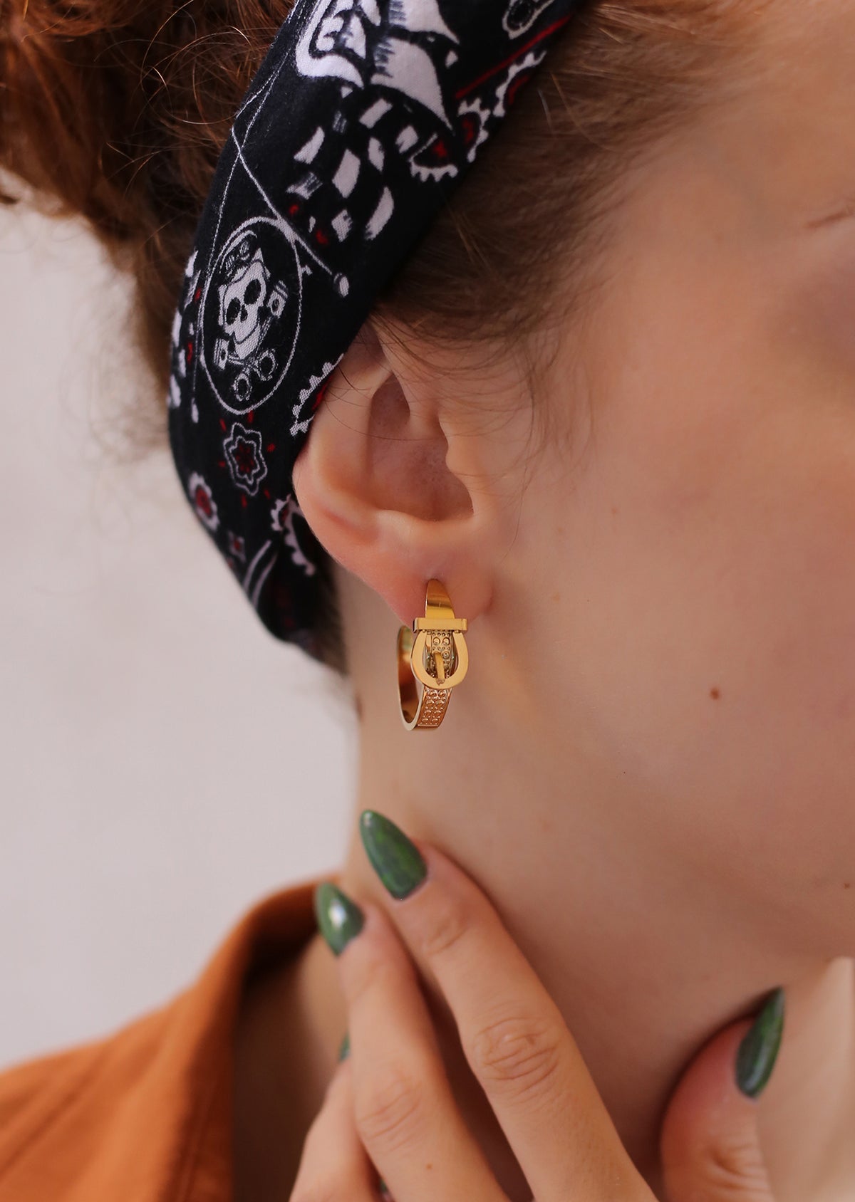 Boucles D'oreilles Acier