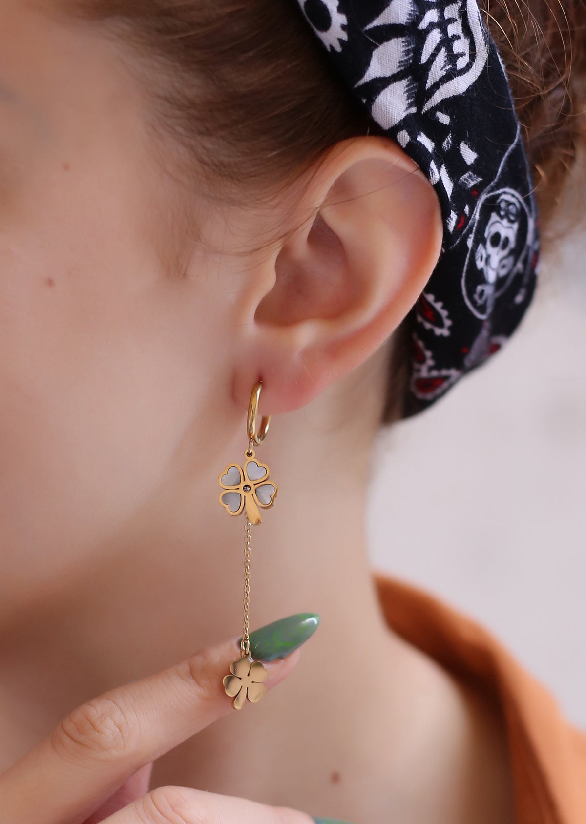 Boucles D'oreilles Nacre